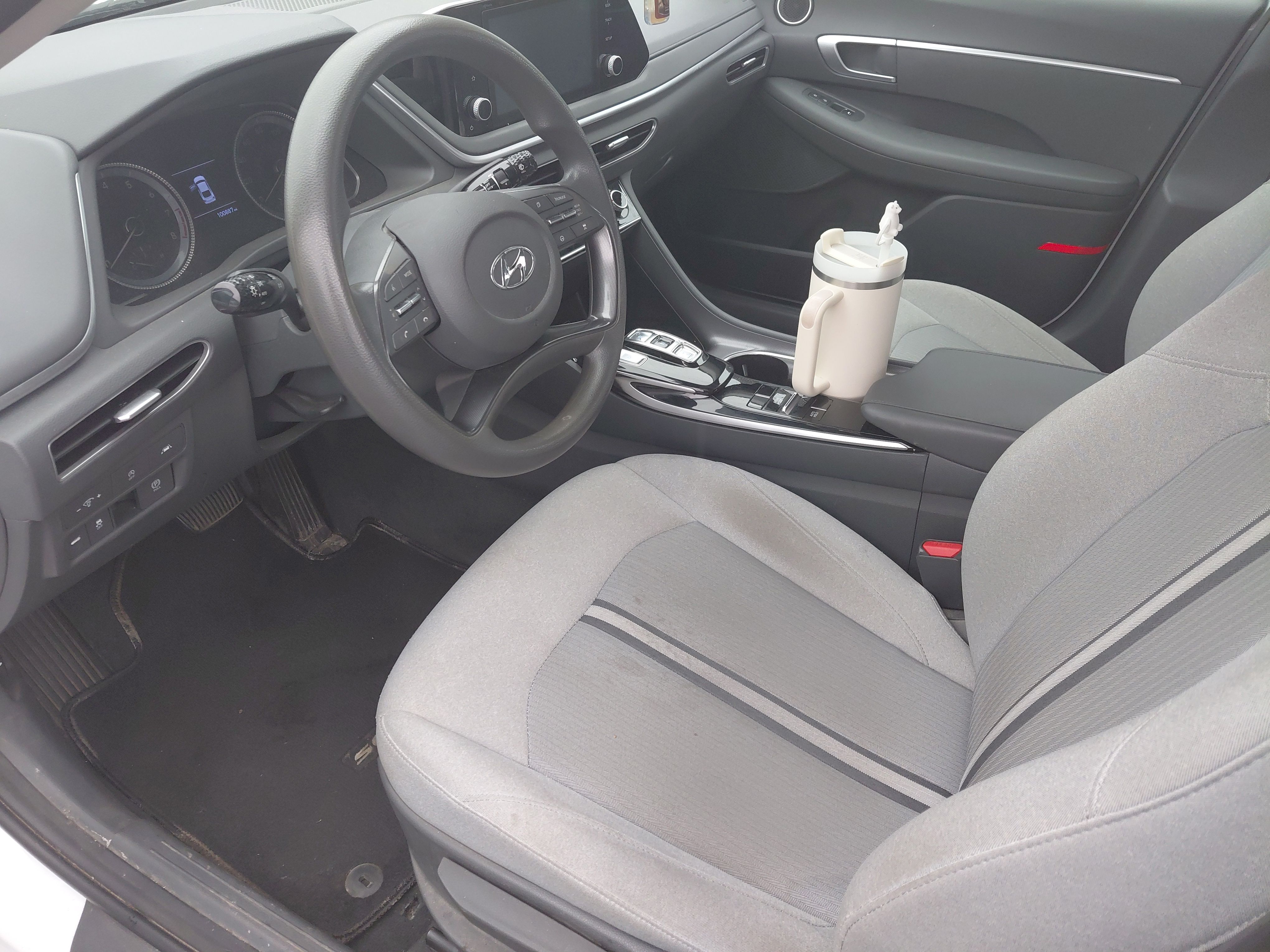 2020 Quartz White Hyundai Sonata SE FWD Sedan