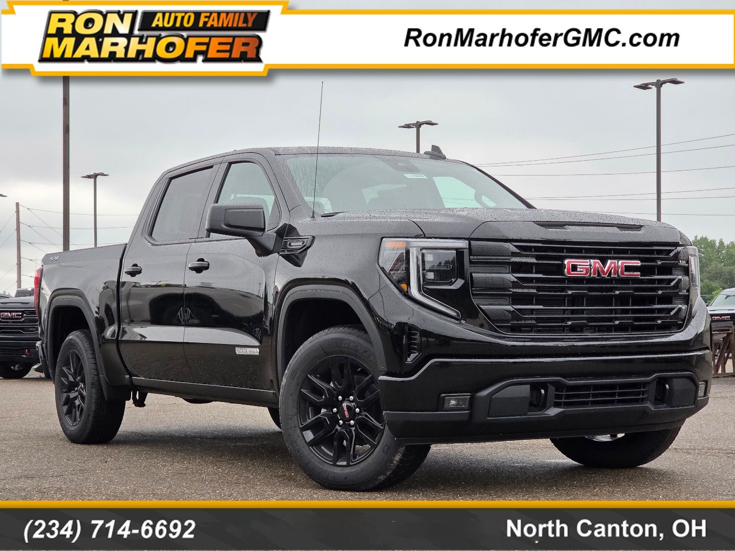 Onyx Black 2026 GMC Sierra 1500 Pickup Truck Four-Wheel Drive 8-Speed Automatic