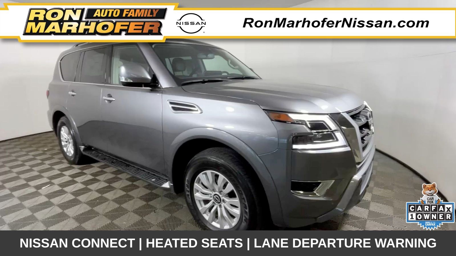 Gray (Gun Metallic) 2024 Nissan Armada SUV / Crossover Four-Wheel Drive 7-Speed Automatic
