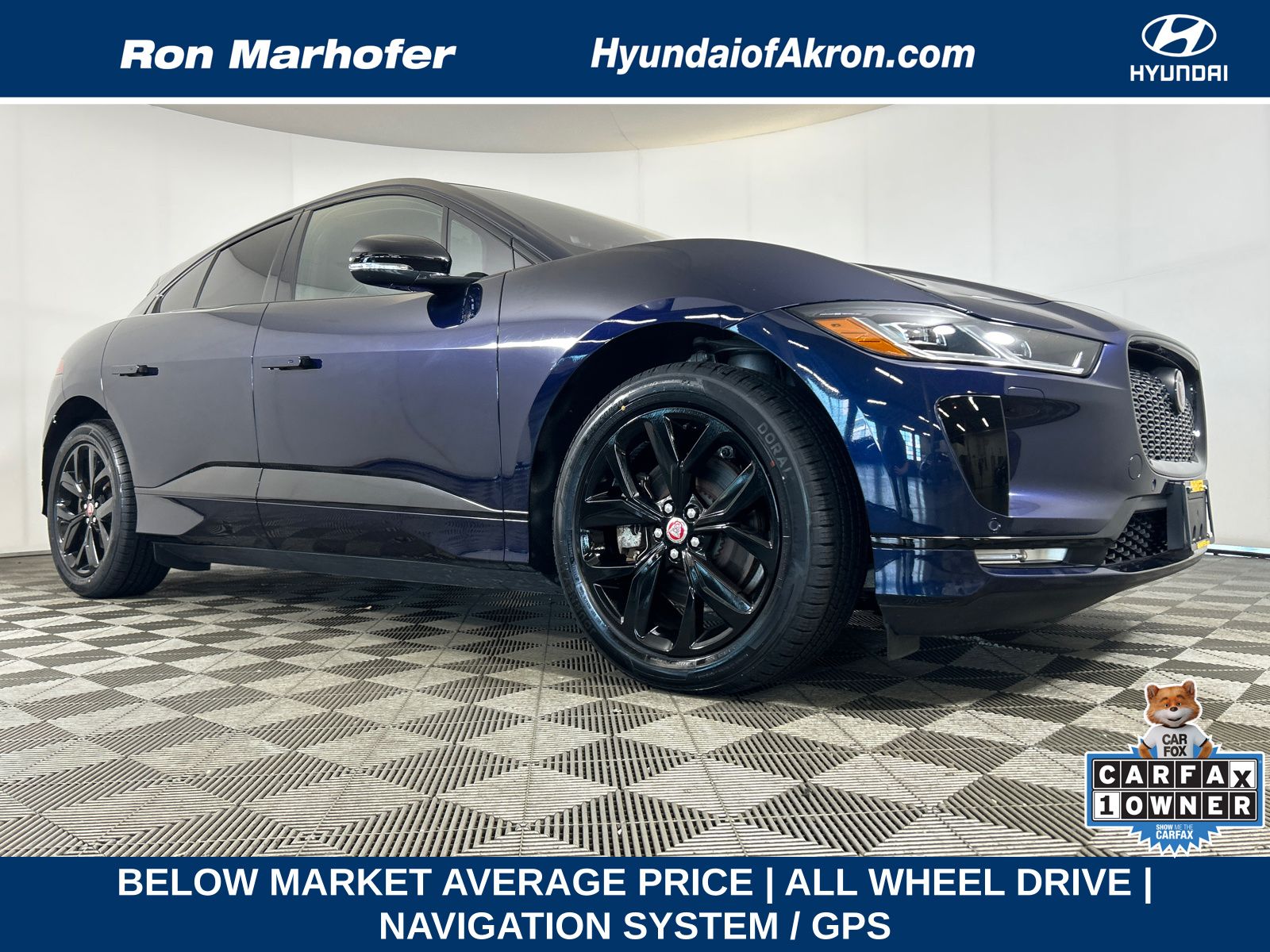 Portofino Blue Metallic 2023 Jaguar I-PACE SUV / Crossover All-Wheel Drive Automatic