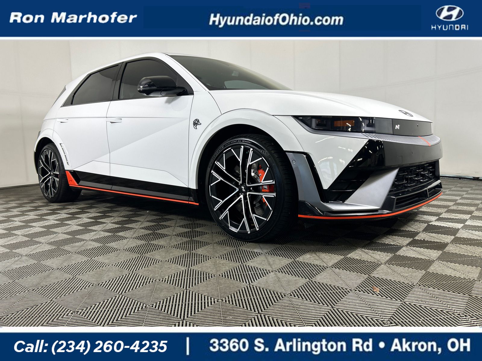 Atlas White 2025 Hyundai Ioniq 5 N SUV / Crossover All-Wheel Drive 1-Speed Automatic
