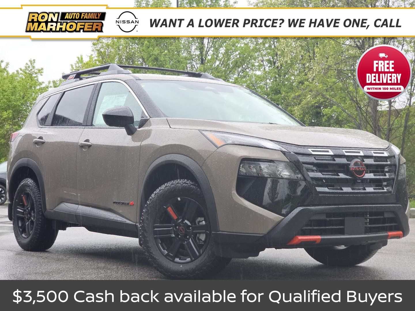 Baja Storm Metallic 2026 Nissan Rogue SUV / Crossover All-Wheel Drive Continuously Variable Transmission
