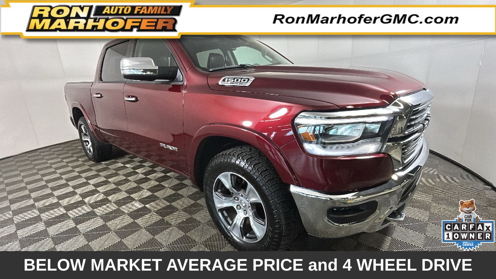 2022 RAM 1500 Rojo (Delmonico Red Pearlcoat) Camioneta Todo terreno 8 velocidades Automática