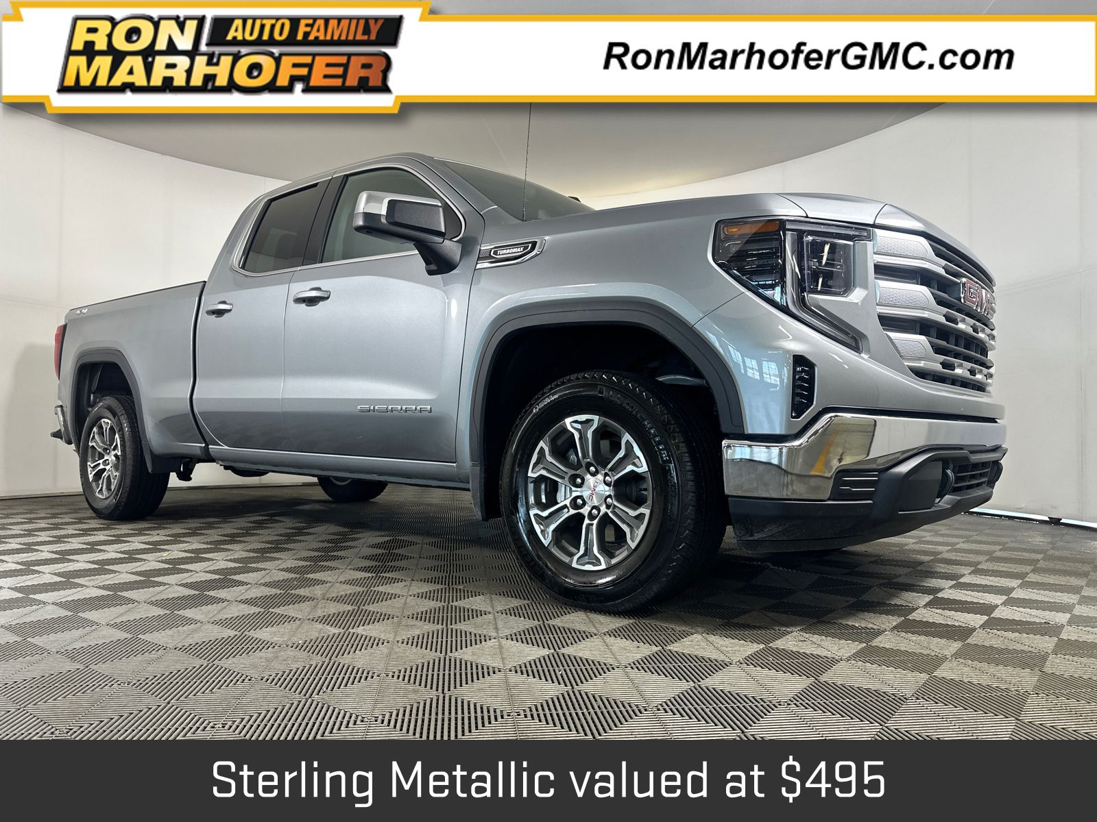 Sterling Metallic 2026 GMC Sierra 1500 Pickup Truck Four-Wheel Drive 8-Speed Automatic