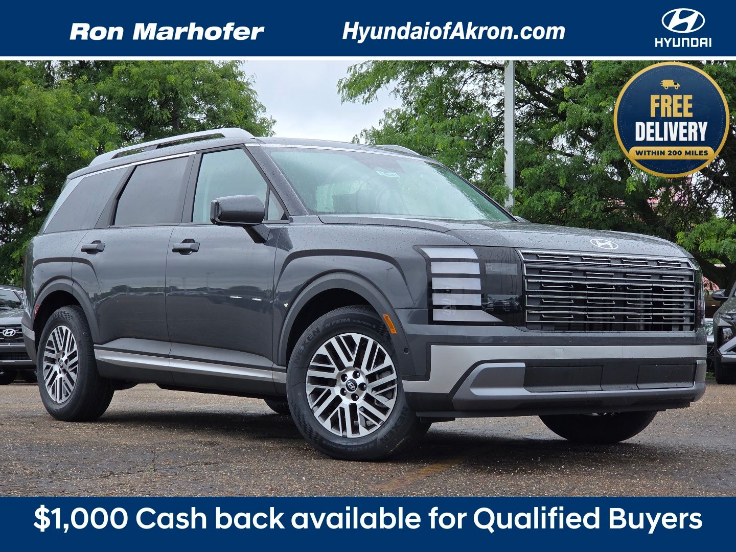 Ecotronic Gray Pearl 2026 Hyundai Palisade SUV / Crossover Front-Wheel Drive 8-Speed Automatic