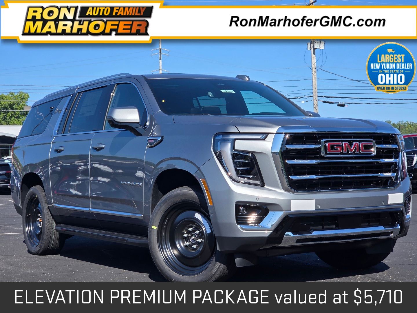 Sterling Metallic 2026 GMC Yukon XL SUV / Crossover Four-Wheel Drive 