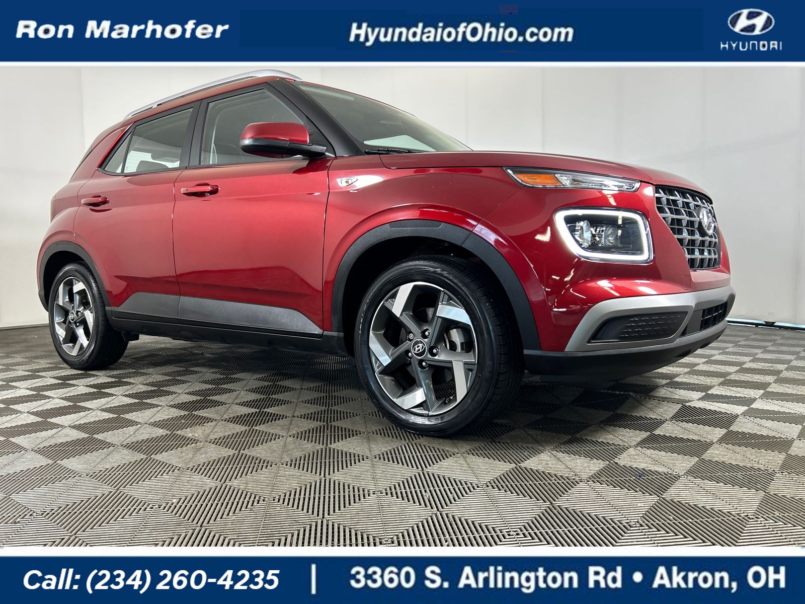 Ultimate Red 2023 Hyundai Venue SUV / Crossover Front-Wheel Drive Continuously Variable Transmission