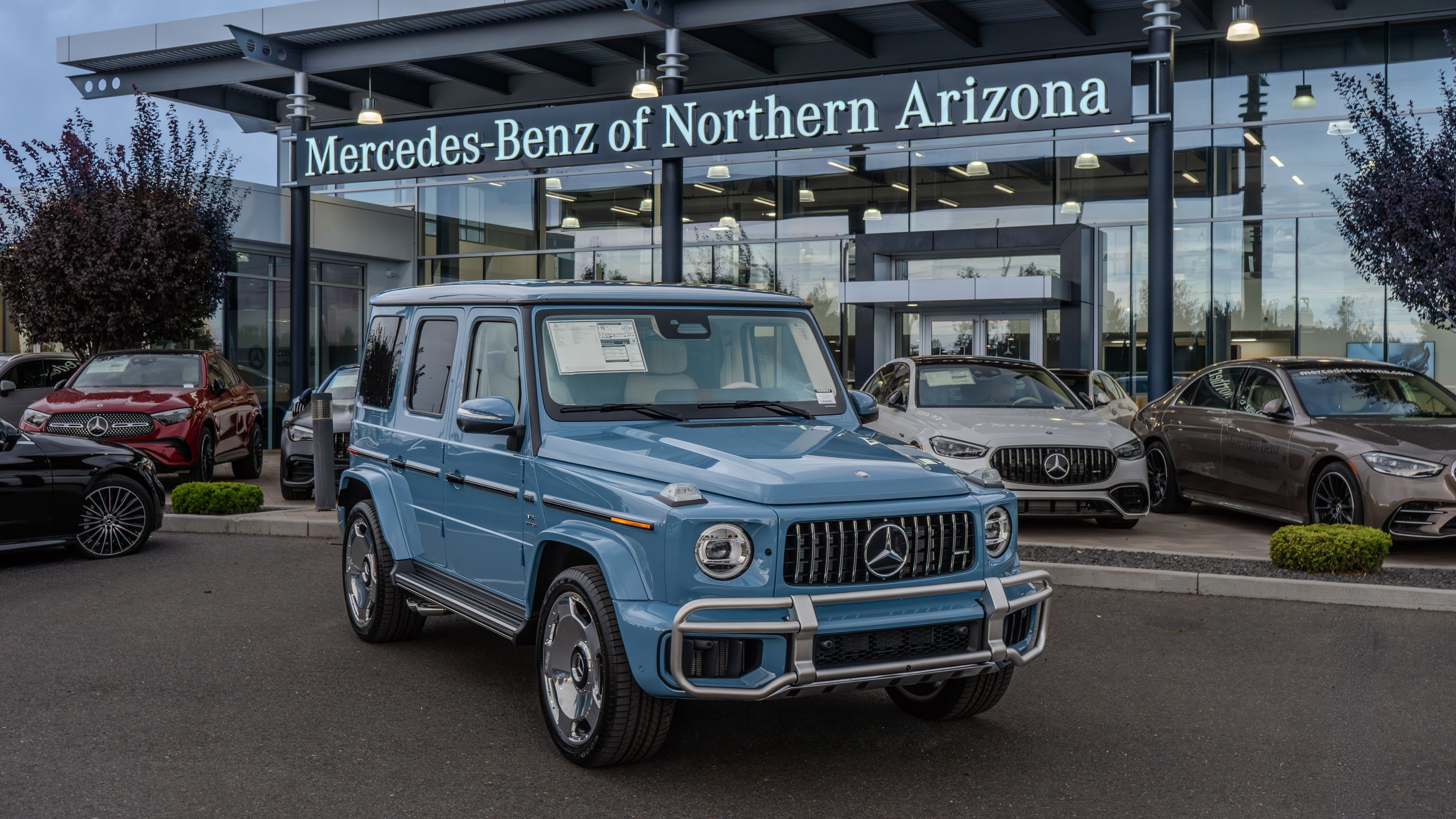 Blue 2027 Mercedes-Benz G-Class SUV / Crossover All-Wheel Drive 9-Speed Automatic