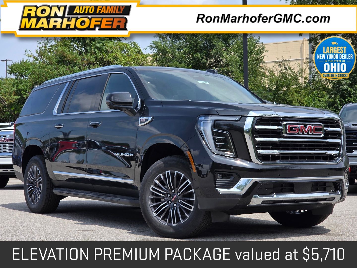 Onyx Black 2026 GMC Yukon XL SUV / Crossover Four-Wheel Drive