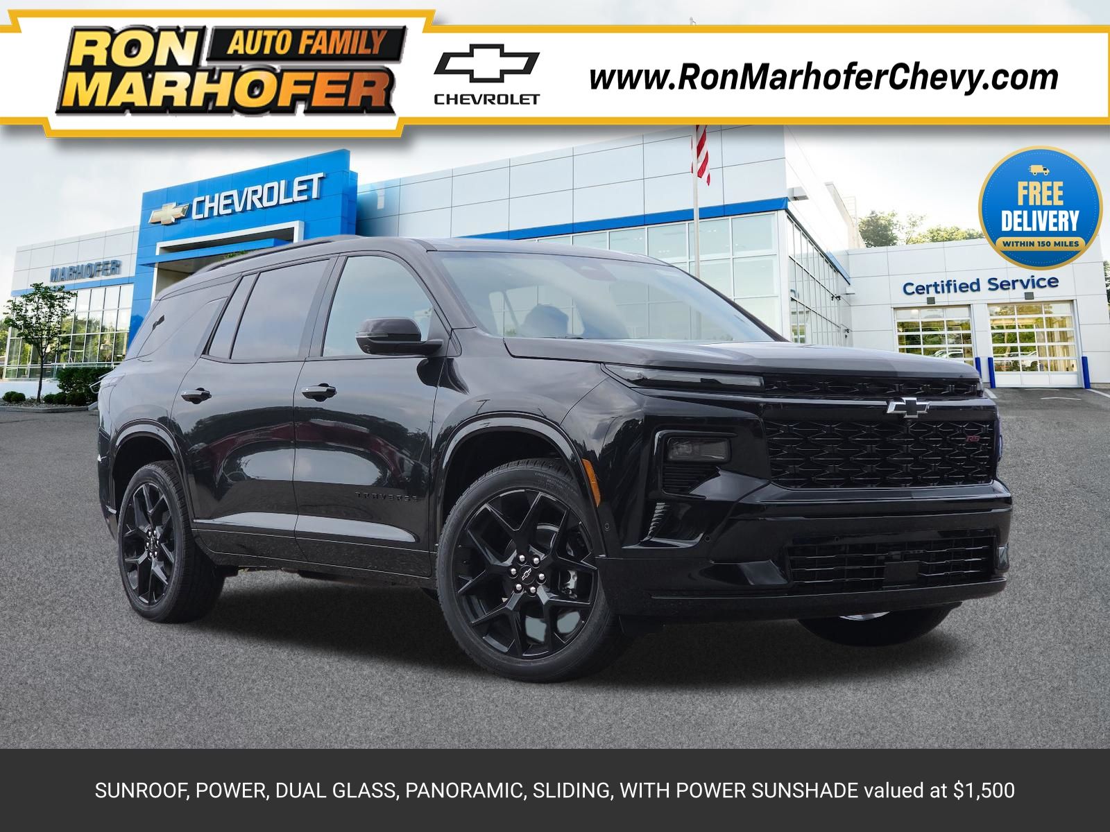 Mosaic Black Metallic 2026 Chevrolet Traverse SUV / Crossover Four-Wheel Drive 8-Speed Automatic