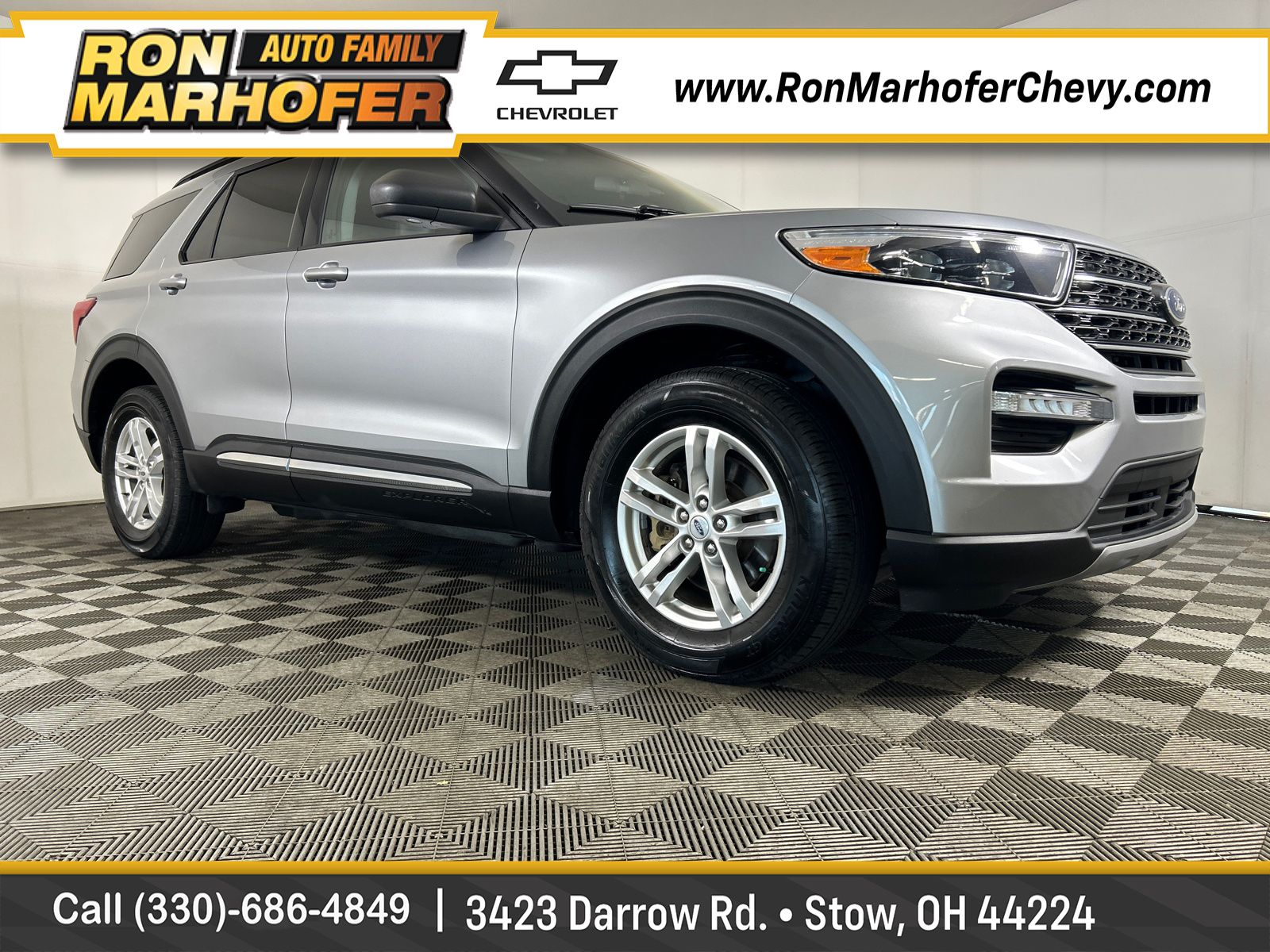 Silver 2022 Ford Explorer SUV / Crossover All-Wheel Drive Automatic