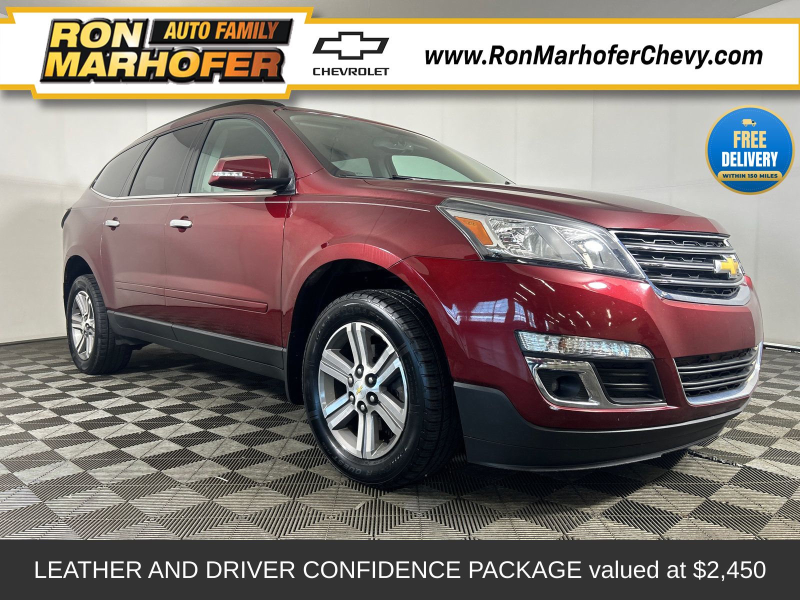 Siren Red Tintcoat 2017 Chevrolet Traverse SUV / Crossover All-Wheel Drive 6-Speed Automatic