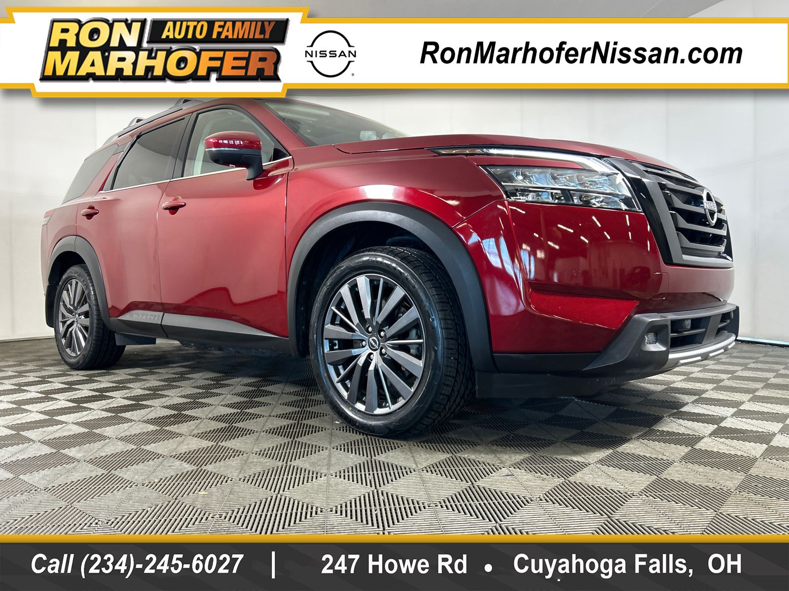 Red (Scarlet Ember Tintcoat) 2022 Nissan Pathfinder SUV / Crossover All-Wheel Drive 9-Speed Automatic