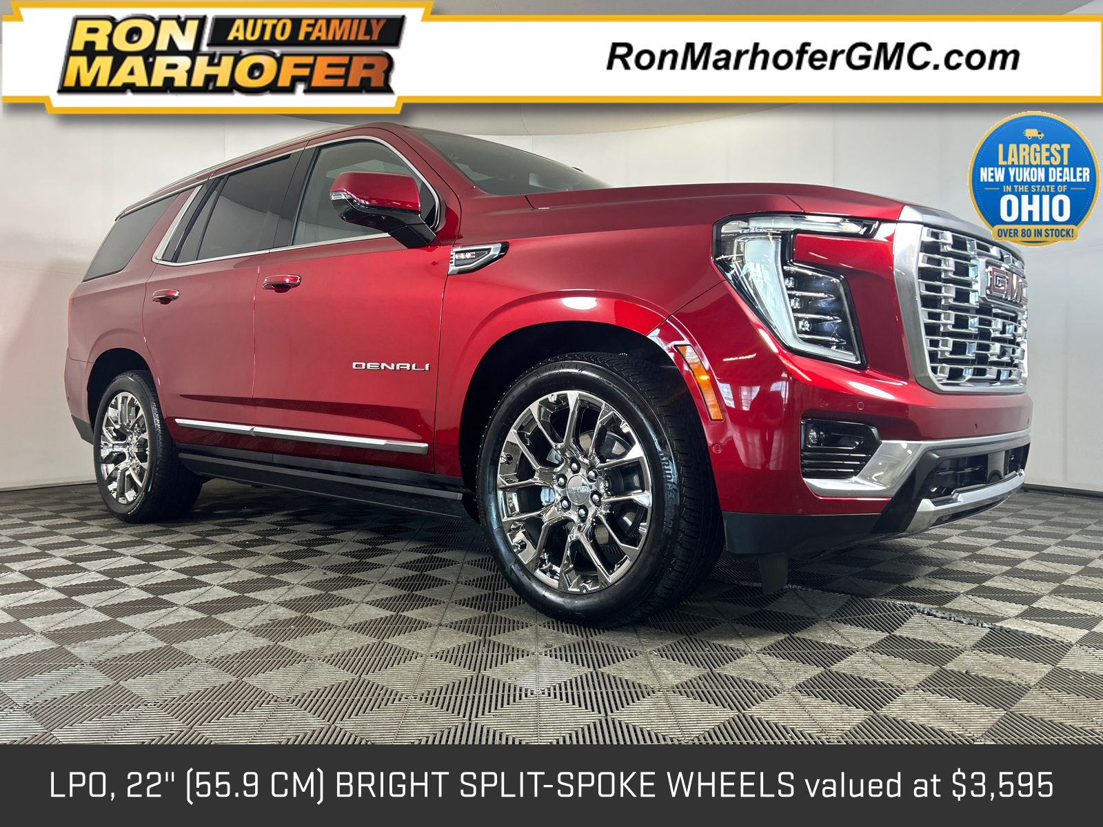 Volcanic Red Tintcoat 2026 GMC Yukon SUV / Crossover Four-Wheel Drive