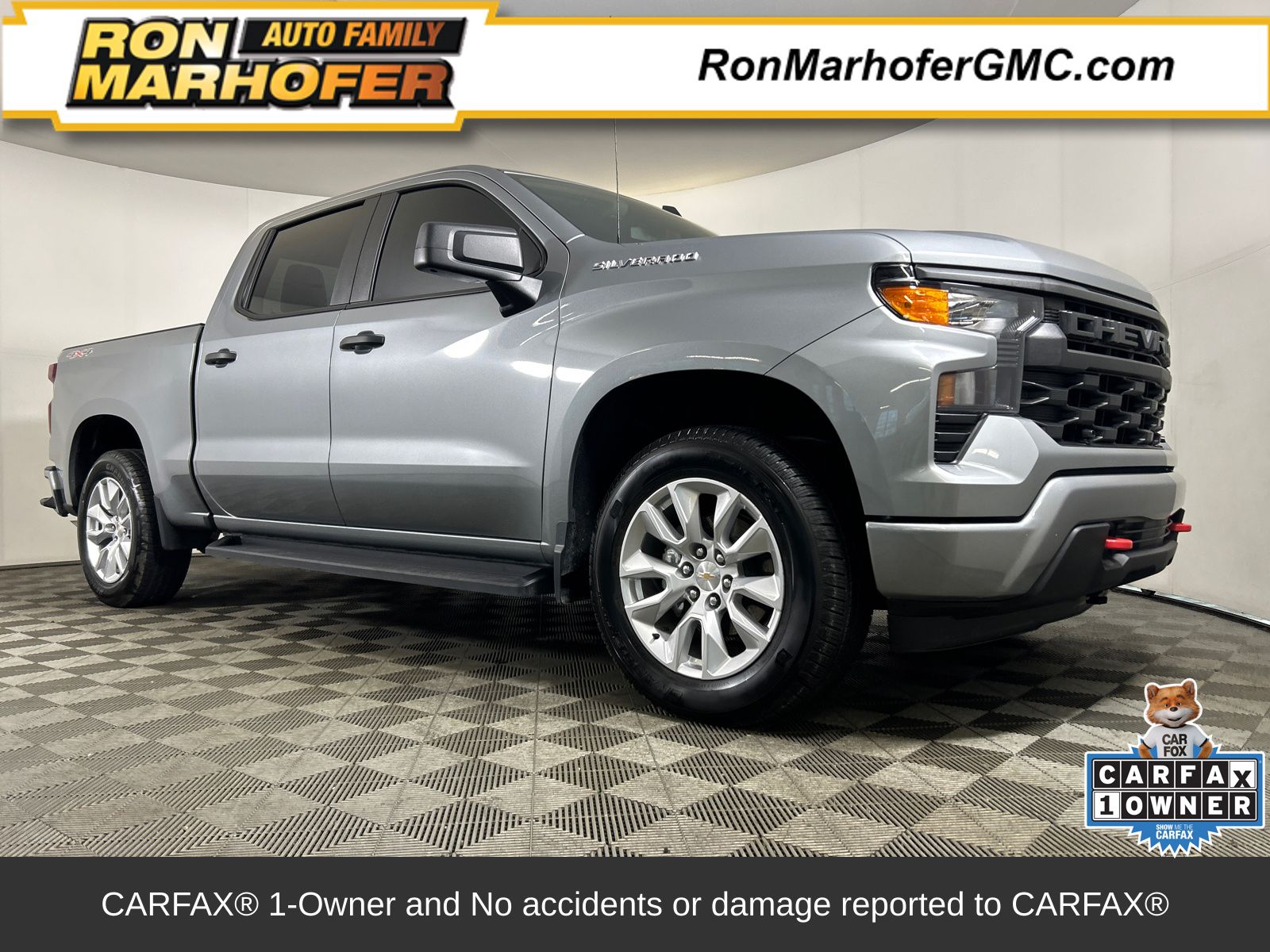 Sterling Gray Metallic 2026 Chevrolet Silverado 1500 Pickup Truck Four-Wheel Drive 8-Speed Automatic