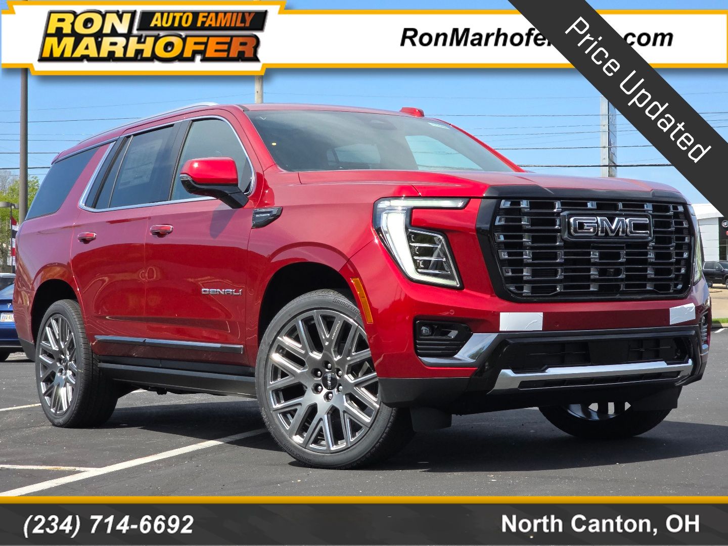 Volcanic Red Tintcoat 2026 GMC Yukon SUV / Crossover Four-Wheel Drive 