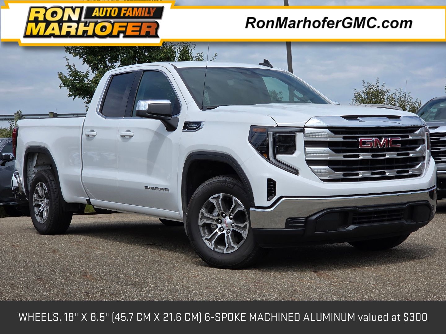 Summit White 2026 GMC Sierra 1500 Pickup Truck 4X2 8-Speed Automatic