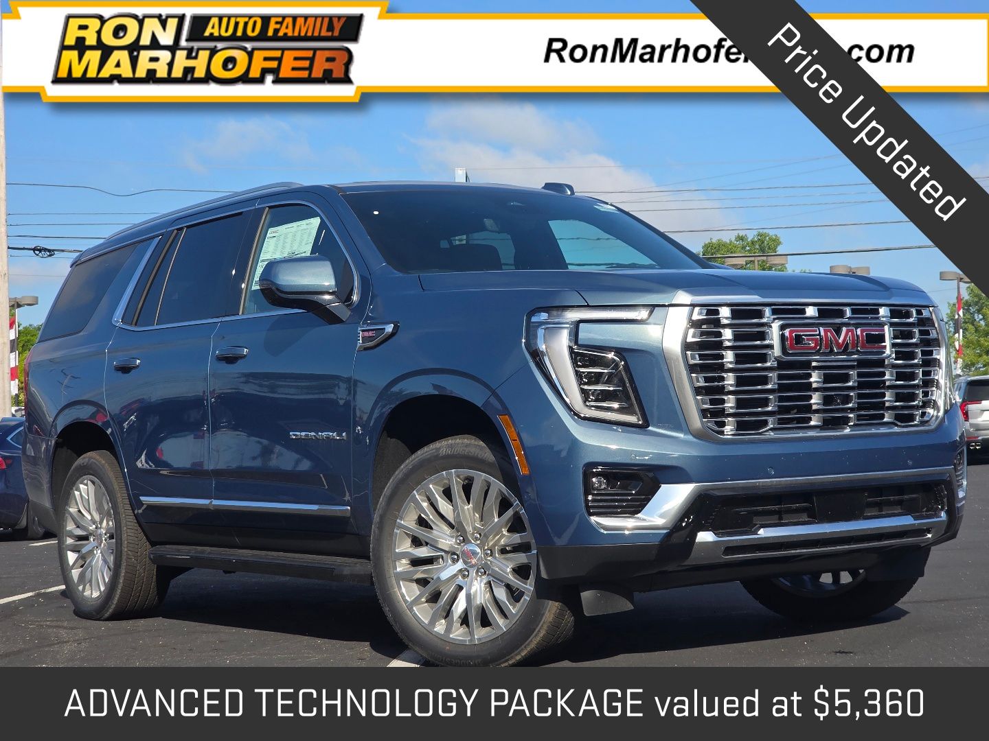 Downpour Metallic 2026 GMC Yukon SUV / Crossover Four-Wheel Drive 