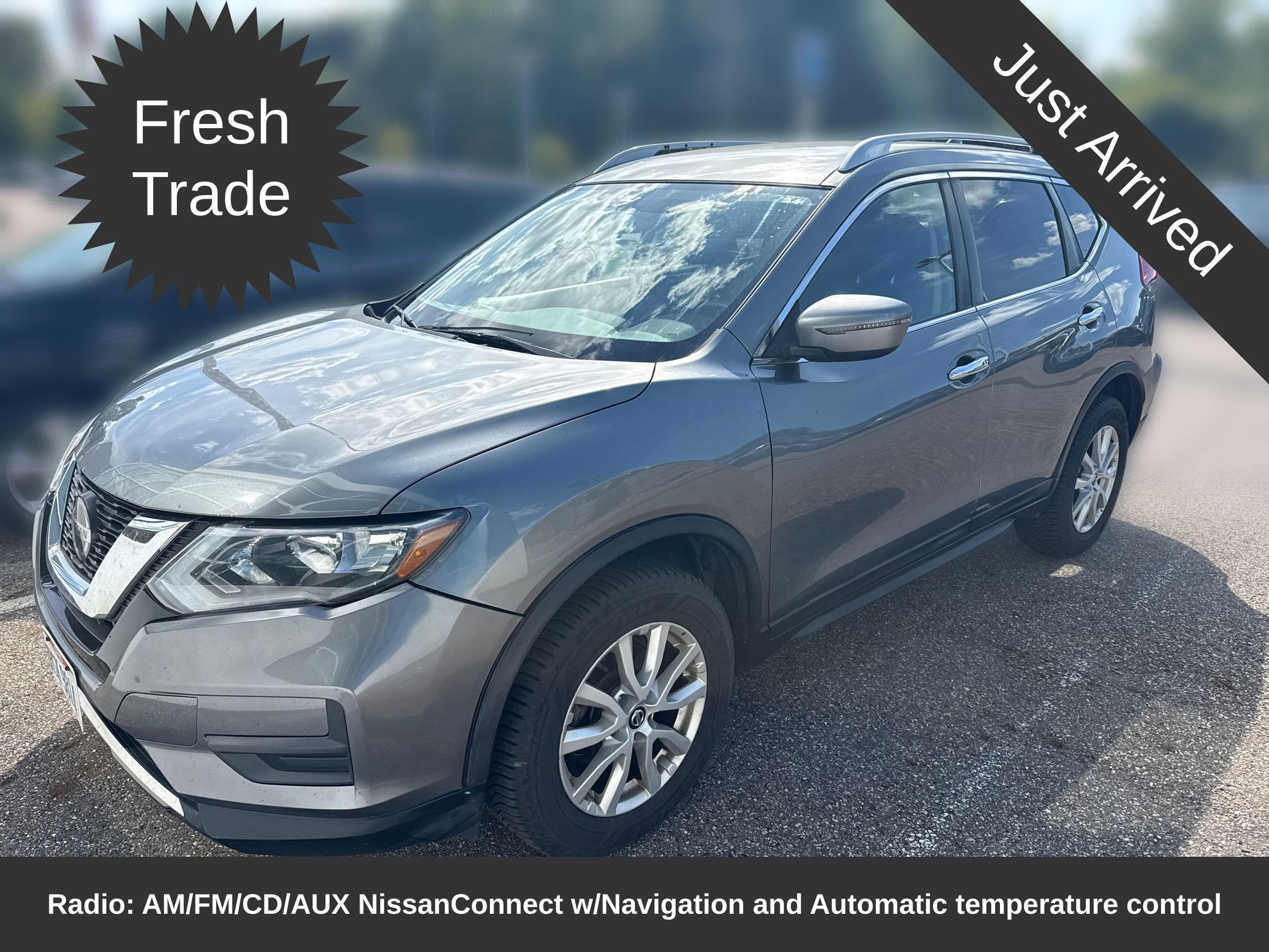Gray (Gun Metallic) 2018 Nissan Rogue SUV / Crossover All-Wheel Drive Continuously Variable Transmission
