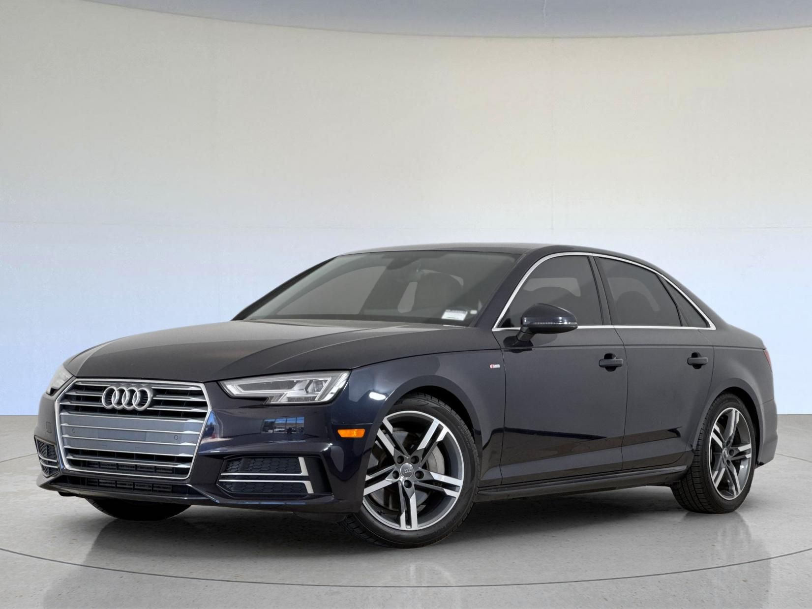 Moonlight Blue 2018 Audi A4 Sedan All-Wheel Drive 7-Speed Automatic