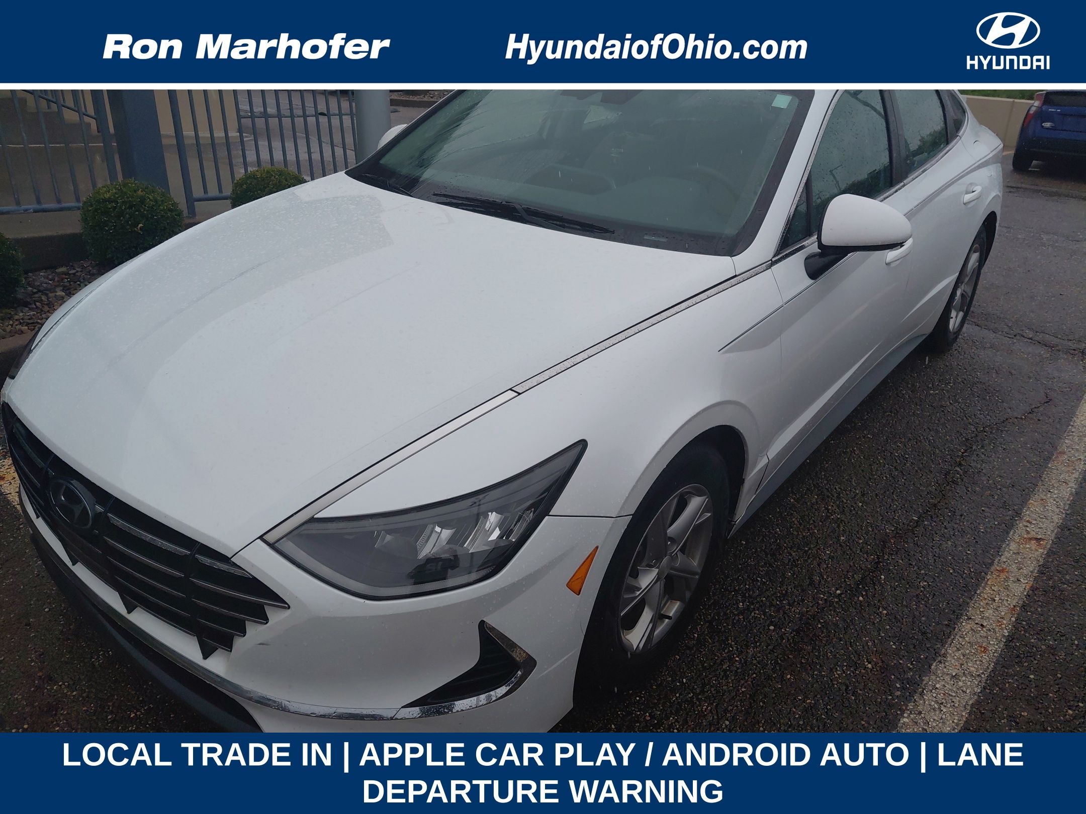 2020 Quartz White Hyundai Sonata SE FWD Sedan