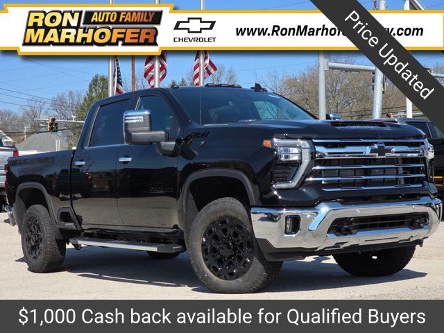 Black 2026 Chevrolet Silverado 2500HD Pickup Truck Four-Wheel Drive Automatic