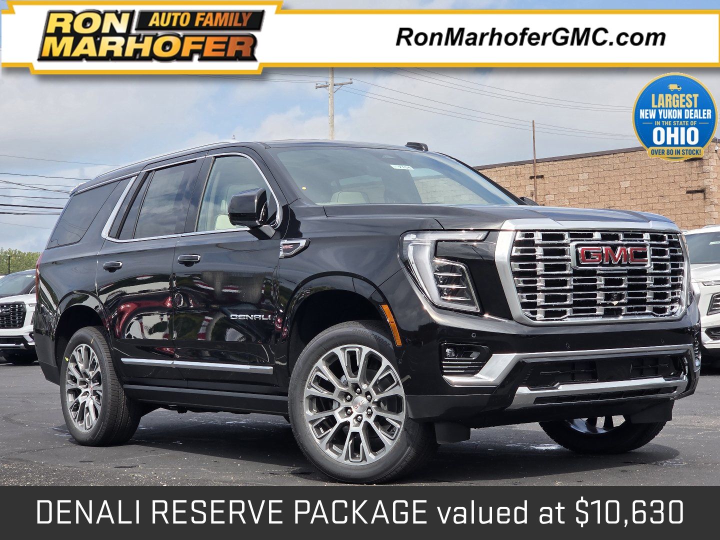 Onyx Black 2026 GMC Yukon SUV / Crossover Four-Wheel Drive