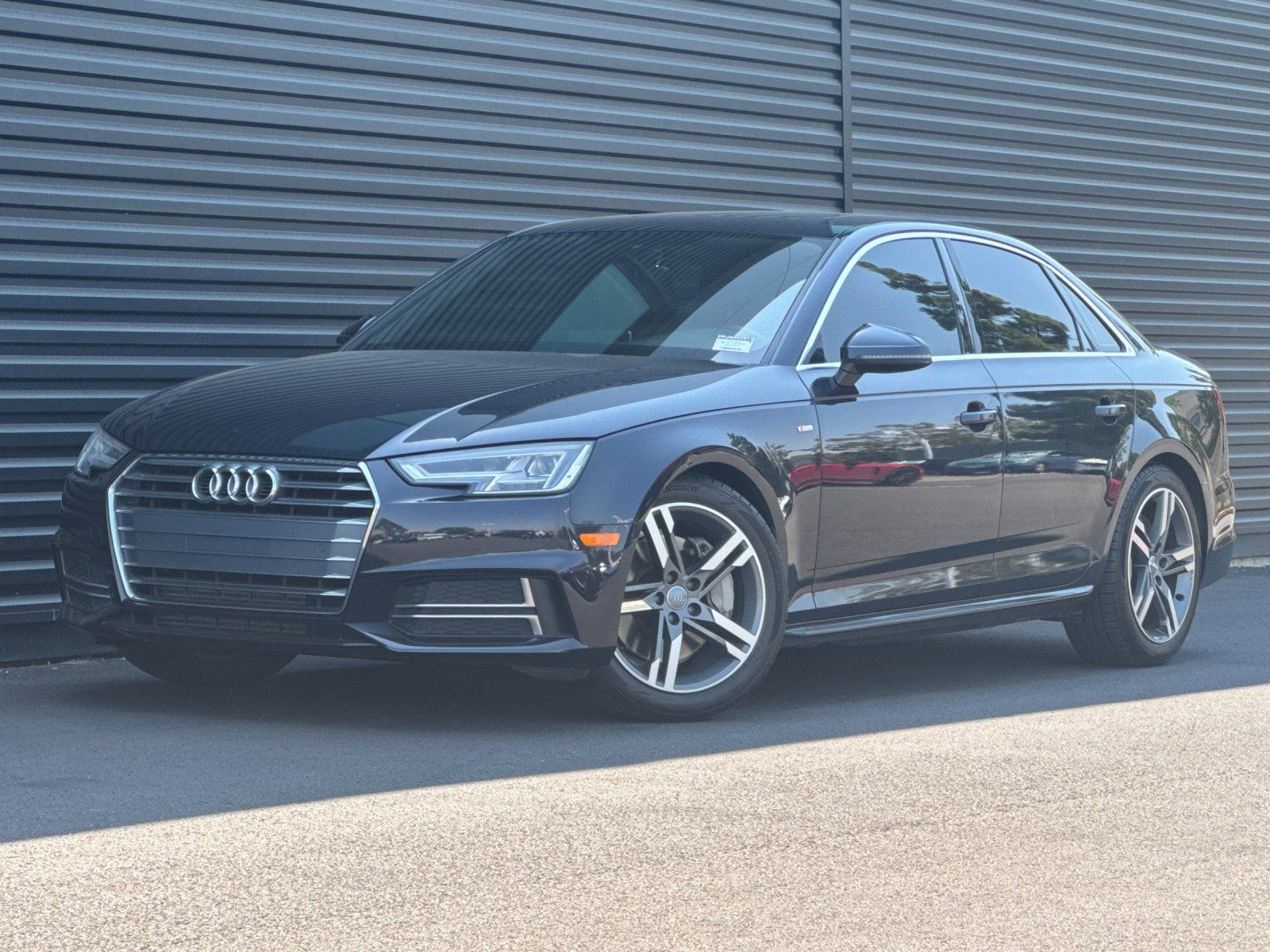 Moonlight Blue 2018 Audi A4 Sedan All-Wheel Drive 7-Speed Automatic