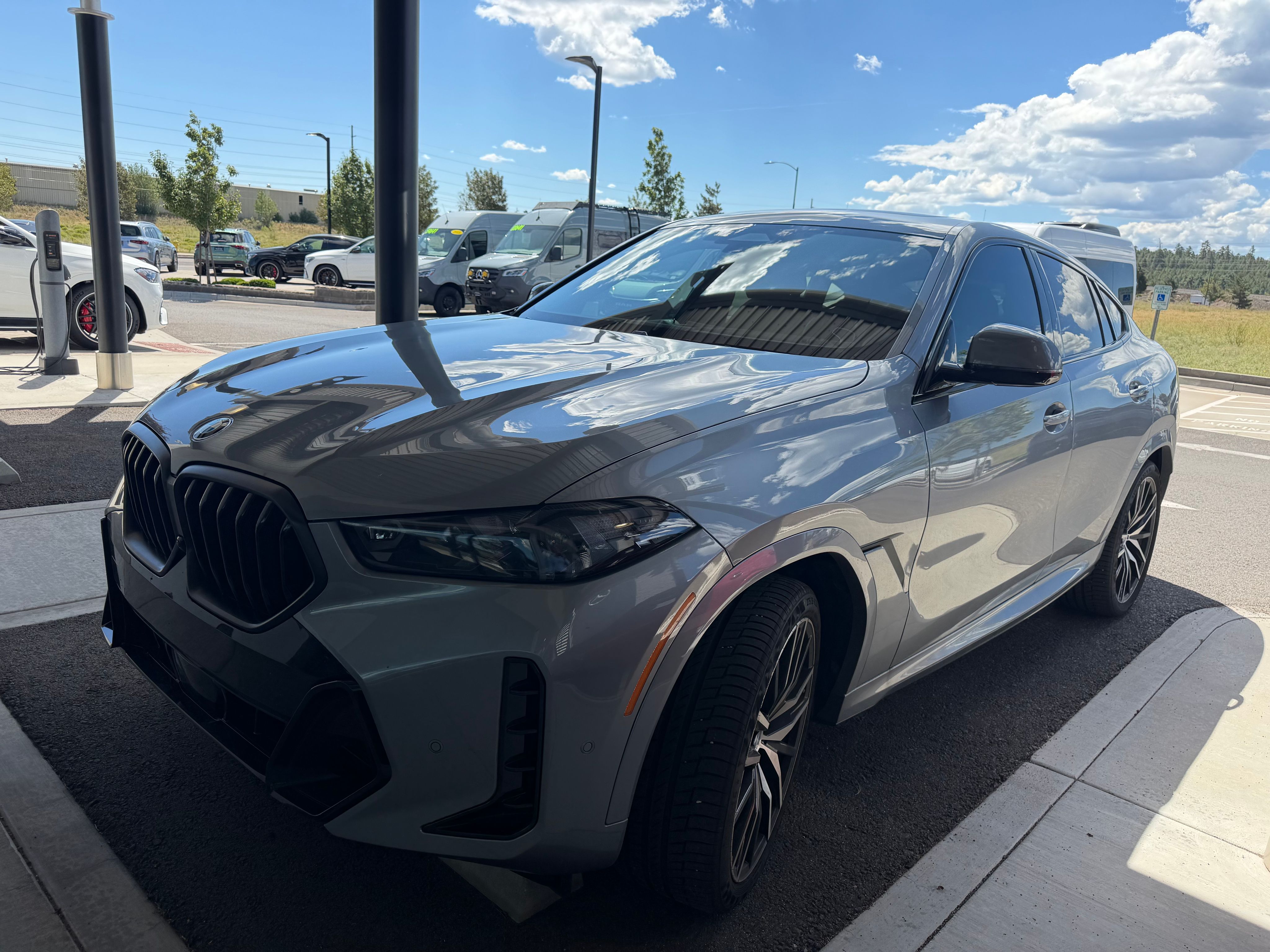 Gray (Skyscraper Grey Metallic) 2027 BMW X6 SUV / Crossover All-Wheel Drive 8-Speed Automatic