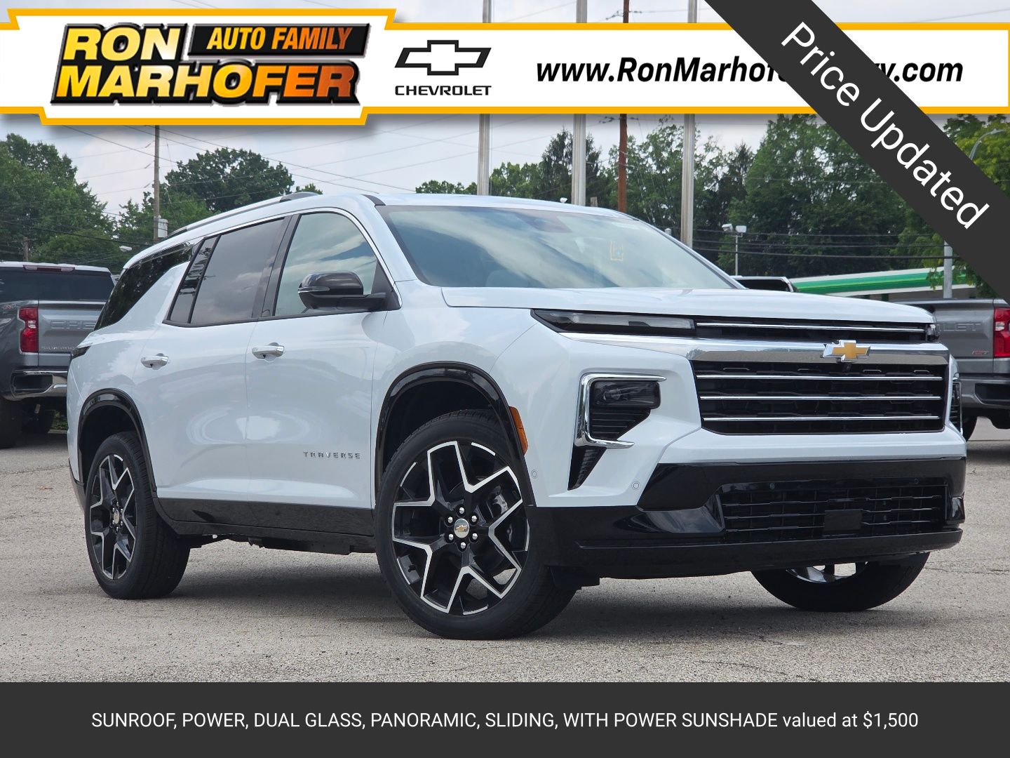 Polar White Tricoat 2026 Chevrolet Traverse SUV / Crossover Four-Wheel Drive 8-Speed Automatic