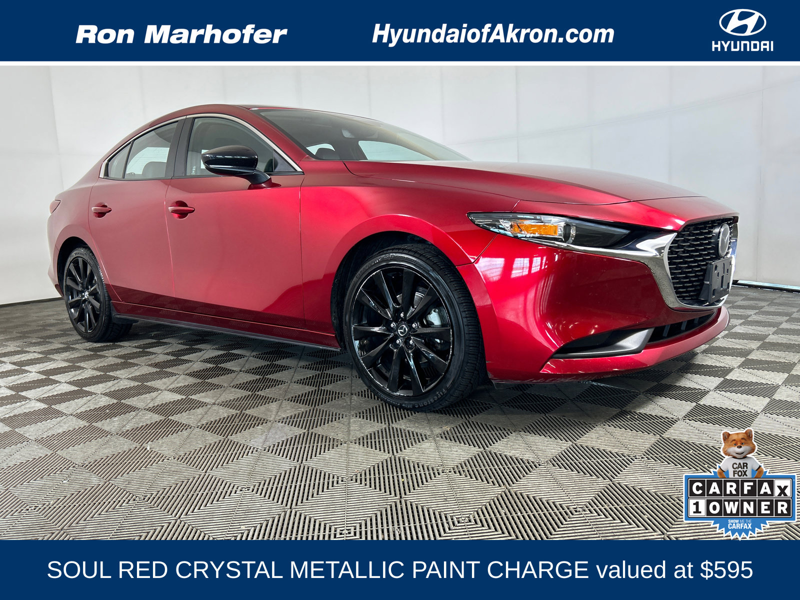 Soul Red Crystal Metallic 2025 Mazda MAZDA3 Sedan Front-Wheel Drive Automatic