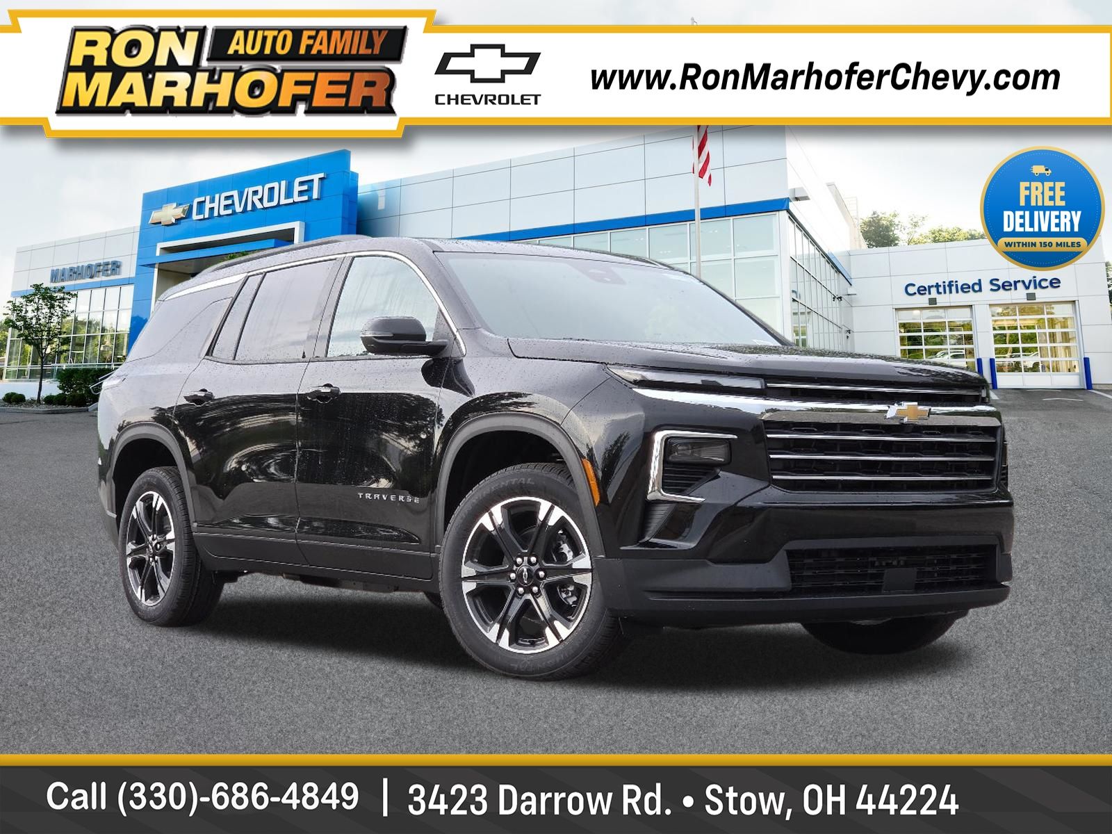 Mosaic Black Metallic 2027 Chevrolet Traverse SUV / Crossover Four-Wheel Drive 8-Speed Automatic