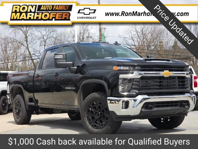 Black 2026 Chevrolet Silverado 2500HD Pickup Truck Four-Wheel Drive Automatic