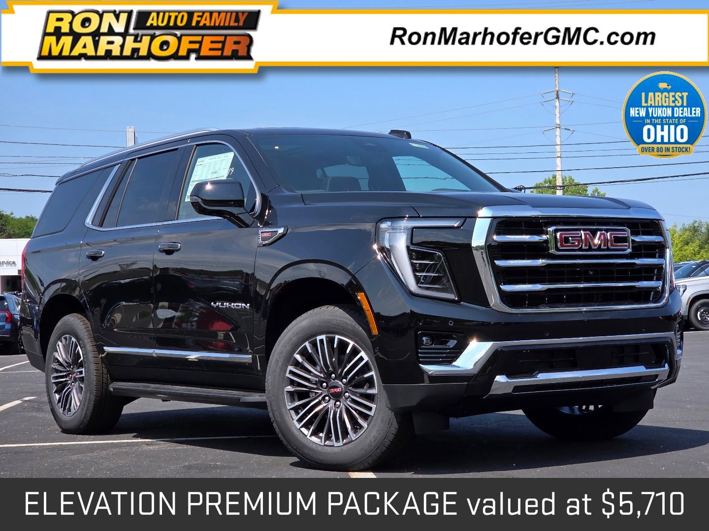 Onyx Black 2026 GMC Yukon SUV / Crossover Four-Wheel Drive
