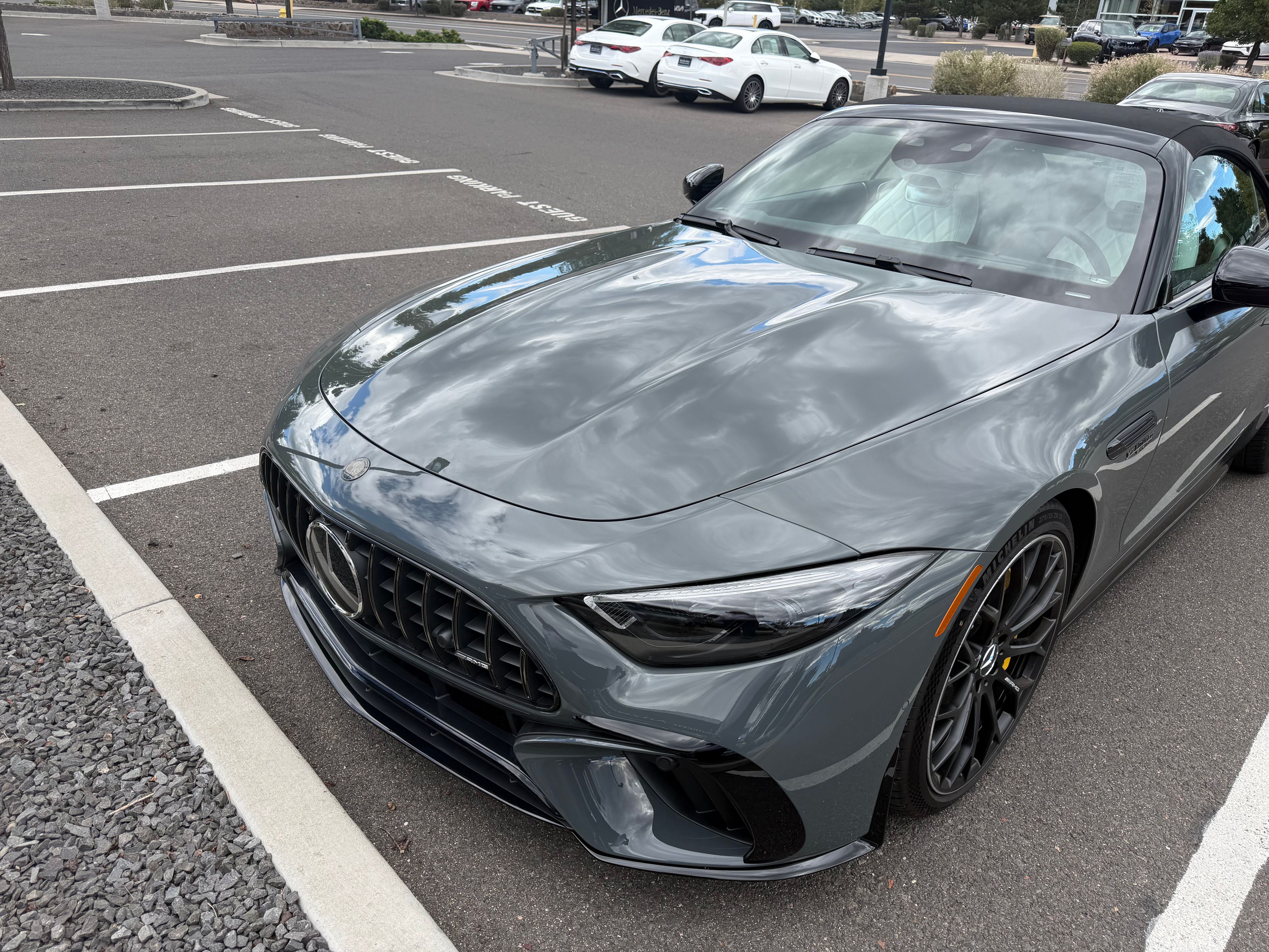 Certified Used 2026 MANUFAKTUR Silicon Gray Mercedes-Benz SL 63 AMG® image 2