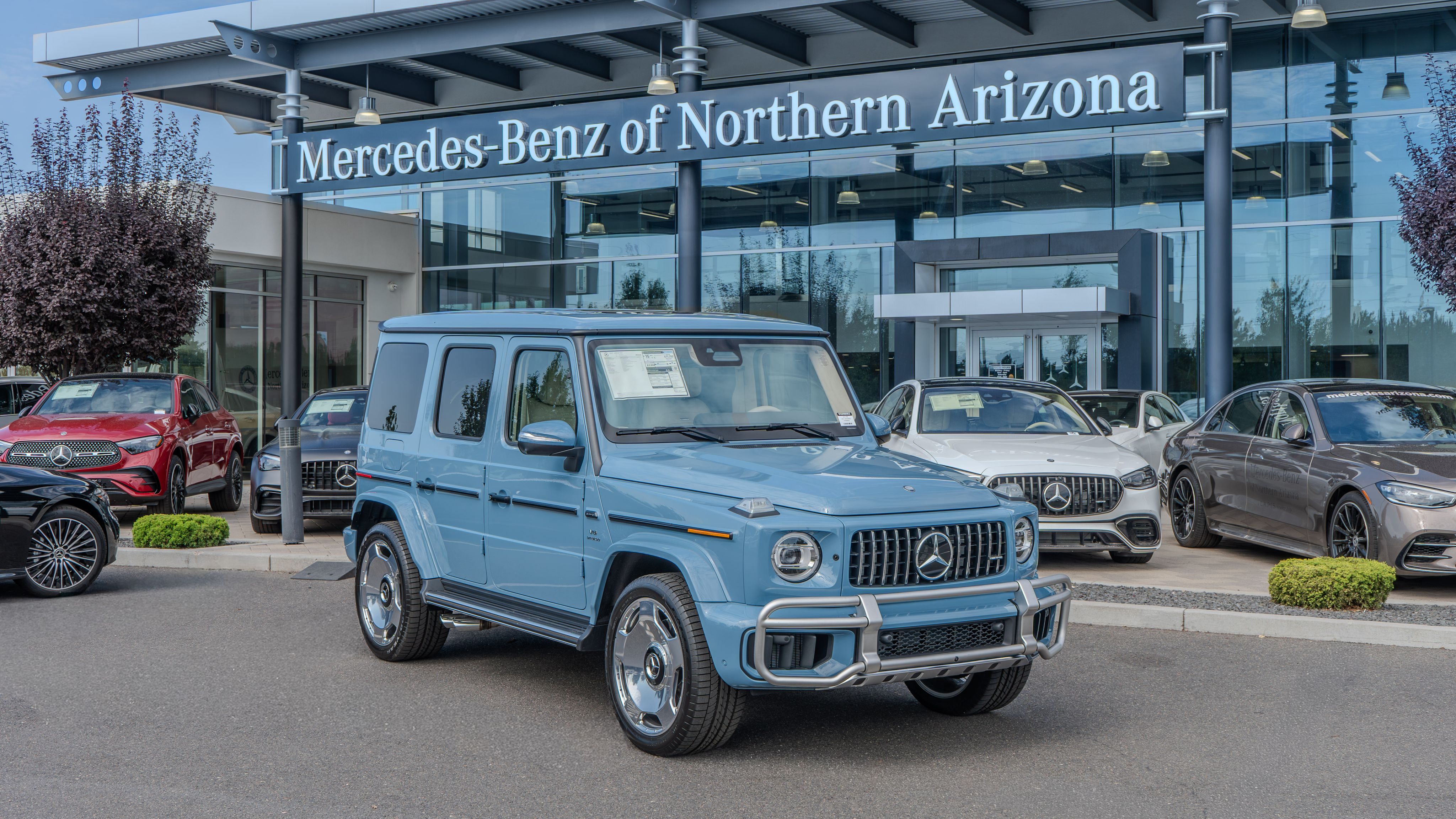 Blue 2027 Mercedes-Benz G-Class SUV / Crossover All-Wheel Drive 9-Speed Automatic