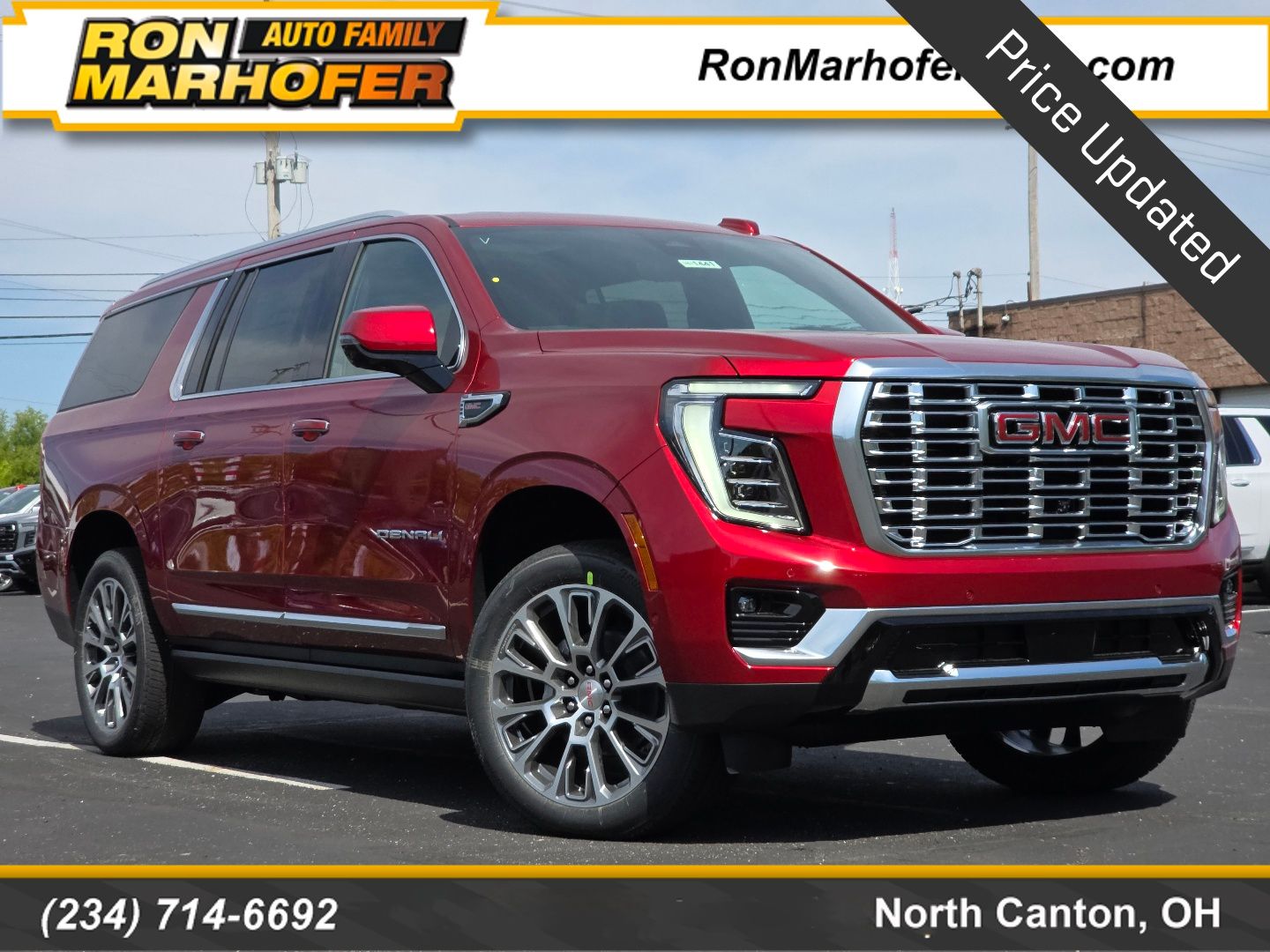 Volcanic Red Tintcoat 2026 GMC Yukon XL SUV / Crossover Four-Wheel Drive