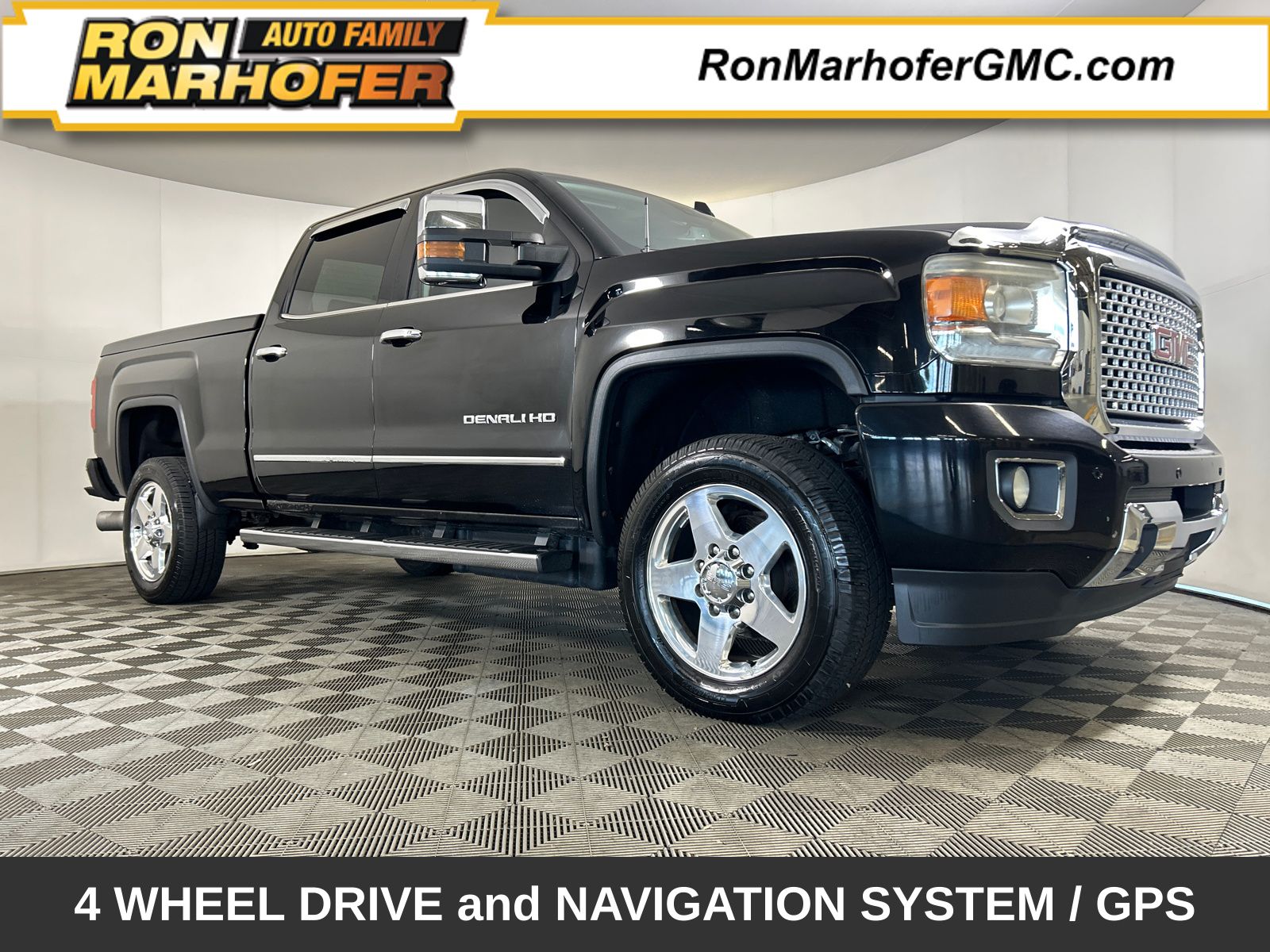 2015 GMC Sierra 2500HD Negro Camioneta Todo terreno 6 velocidades Automática