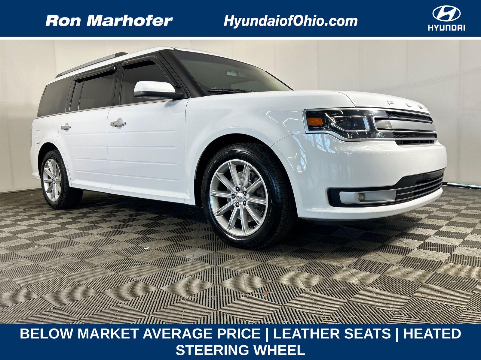 Oxford White 2017 Ford Flex SUV / Crossover All-Wheel Drive 6-Speed Automatic