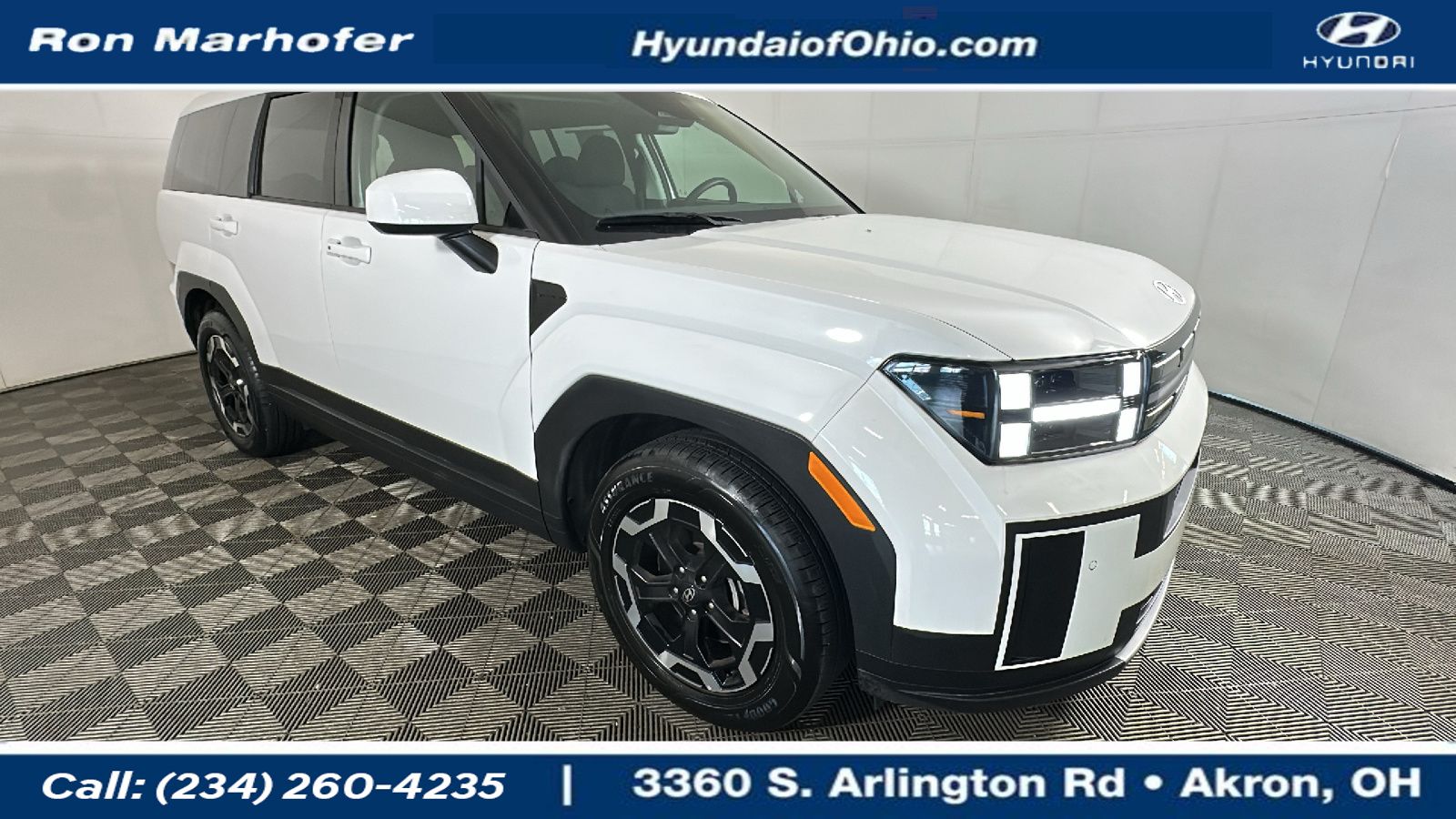 Serenity White 2026 Hyundai Santa Fe SUV / Crossover All-Wheel Drive 8-Speed Automatic