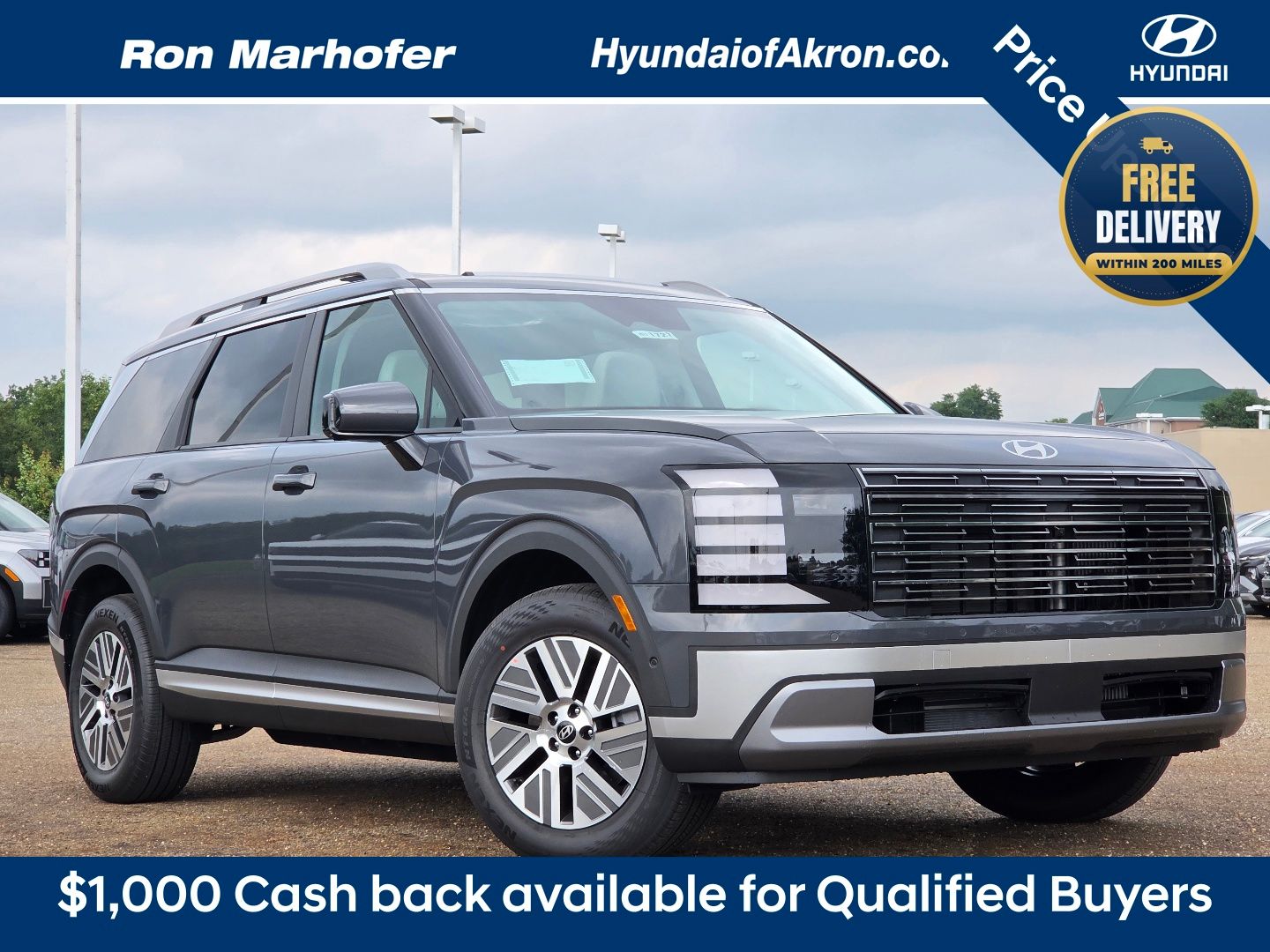 Ecotronic Gray Pearl 2026 Hyundai Palisade Hybrid SUV / Crossover All-Wheel Drive 6-Speed Automatic