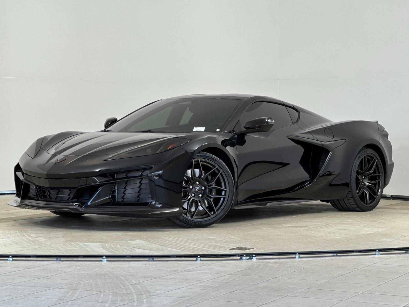 Black 2024 Chevrolet Corvette Coupe Rear-Wheel Drive 8-Speed Dual Clutch