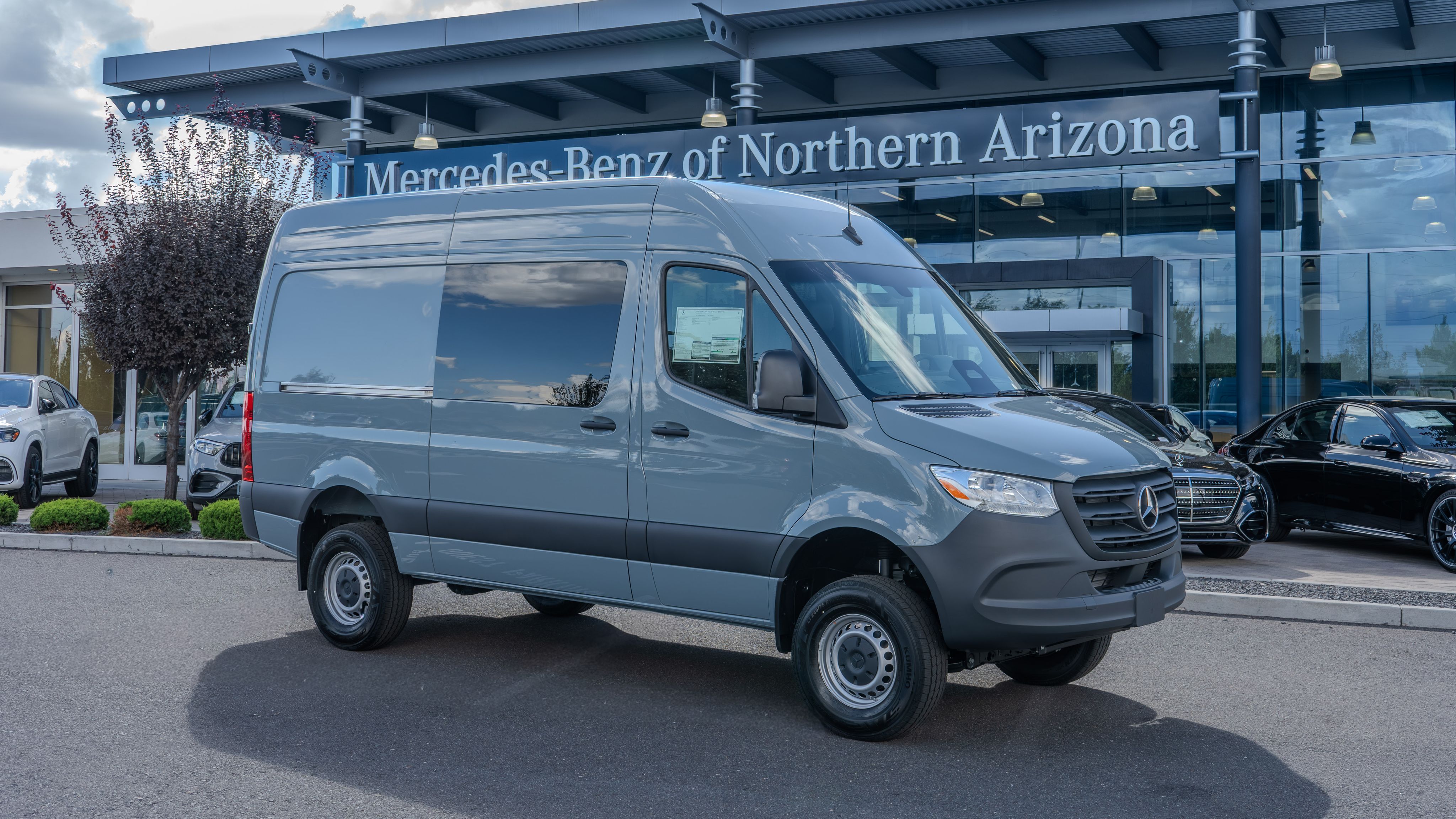 Blue Gray 2026 Mercedes-Benz Sprinter Van 9-Speed Automatic