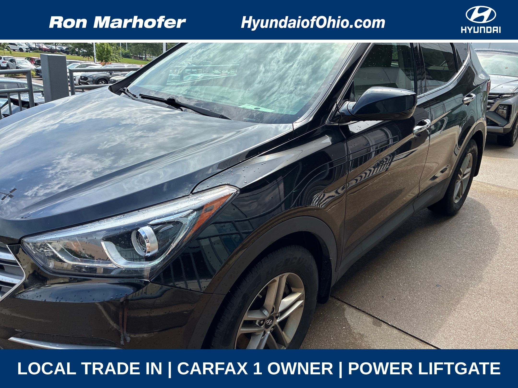 2017 Twilight Black Hyundai Santa Fe Sport 2.4 Base AWD SUV