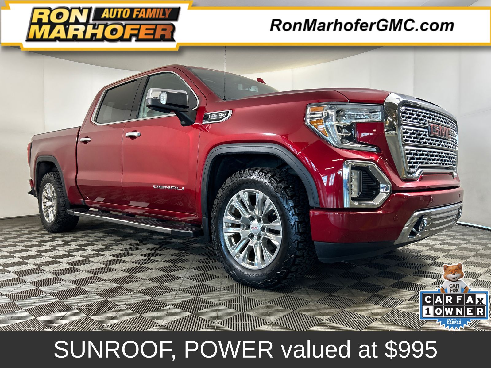 Cayenne Red Tintcoat 2021 GMC Sierra 1500 Pickup Truck Four-Wheel Drive Automatic