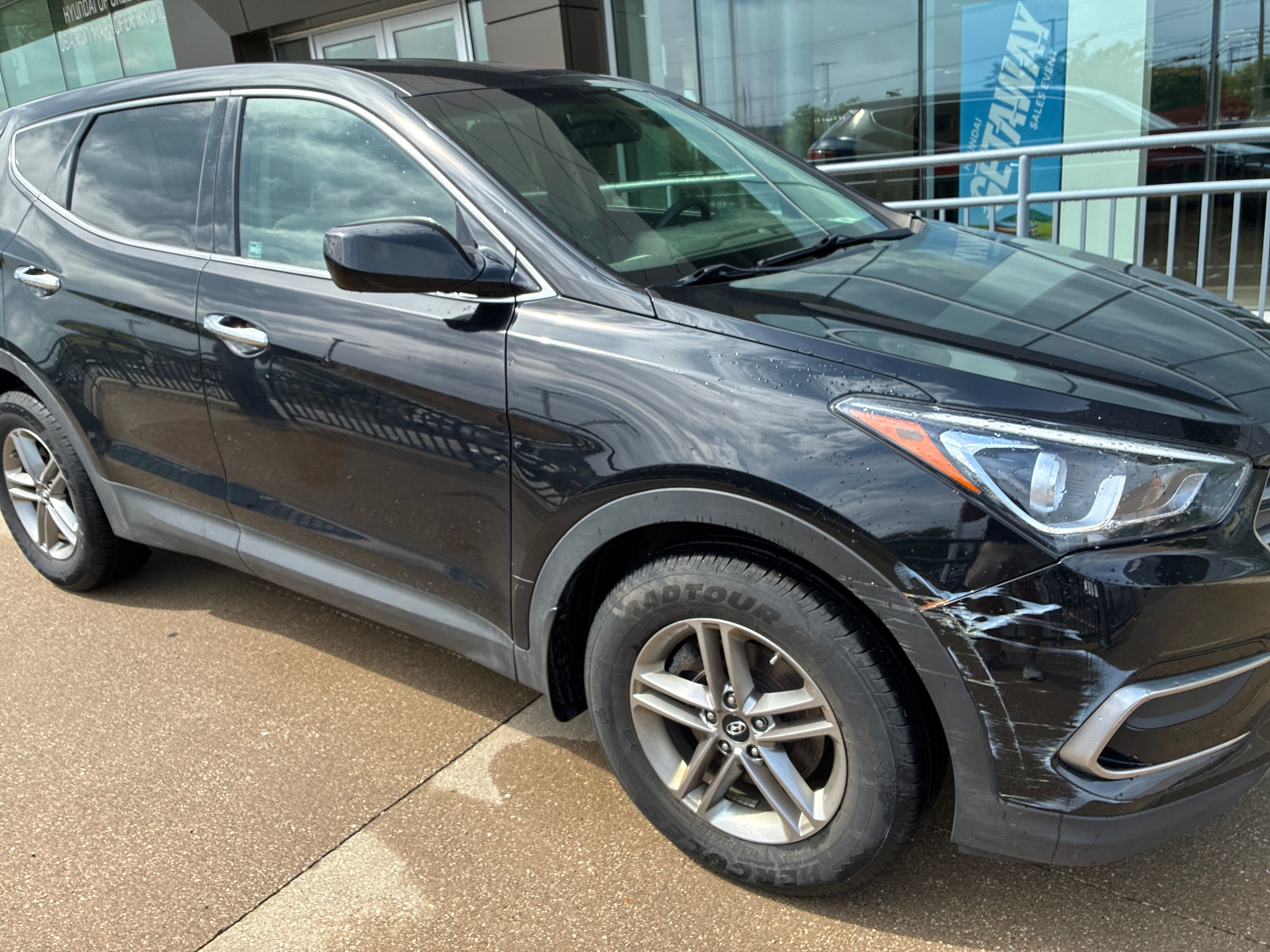 2017 Twilight Black Hyundai Santa Fe Sport 2.4 Base AWD SUV