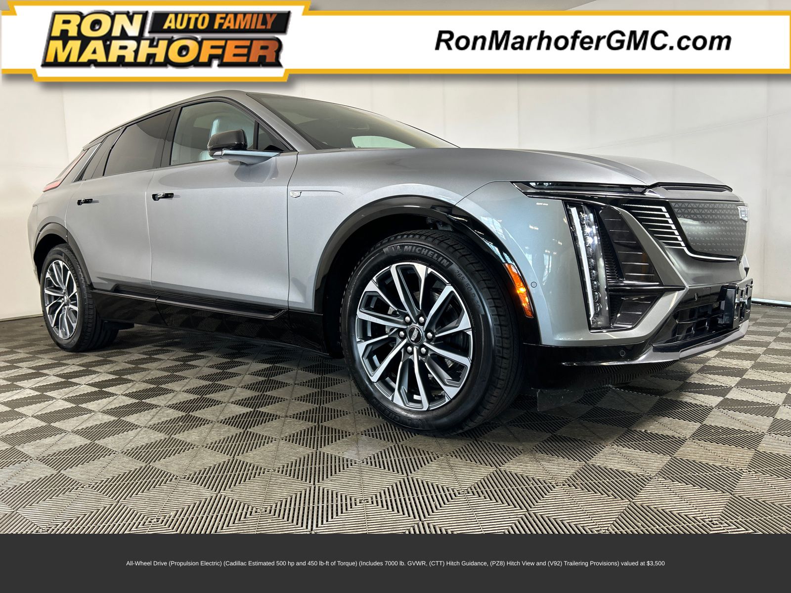 Argent Silver Metallic 2024 Cadillac LYRIQ SUV / Crossover All-Wheel Drive 1-Speed Automatic