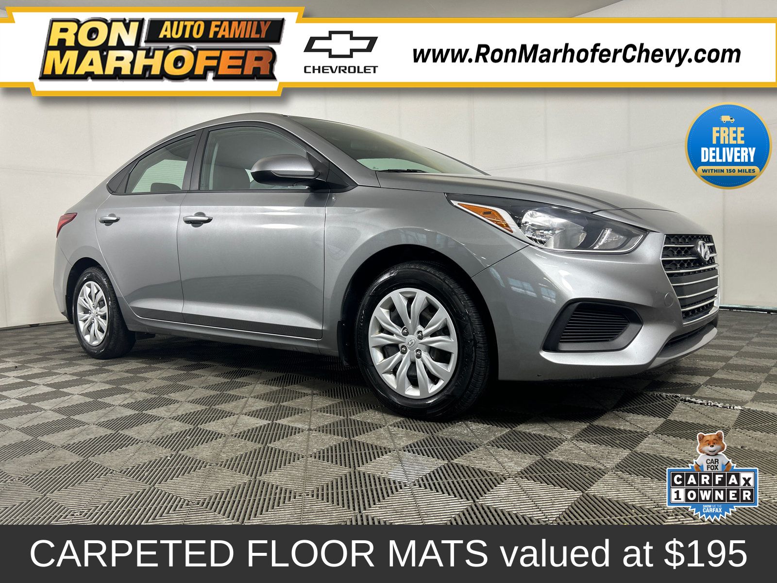 Forge Gray 2022 Hyundai Accent Sedan Front-Wheel Drive Continuously Variable Transmission