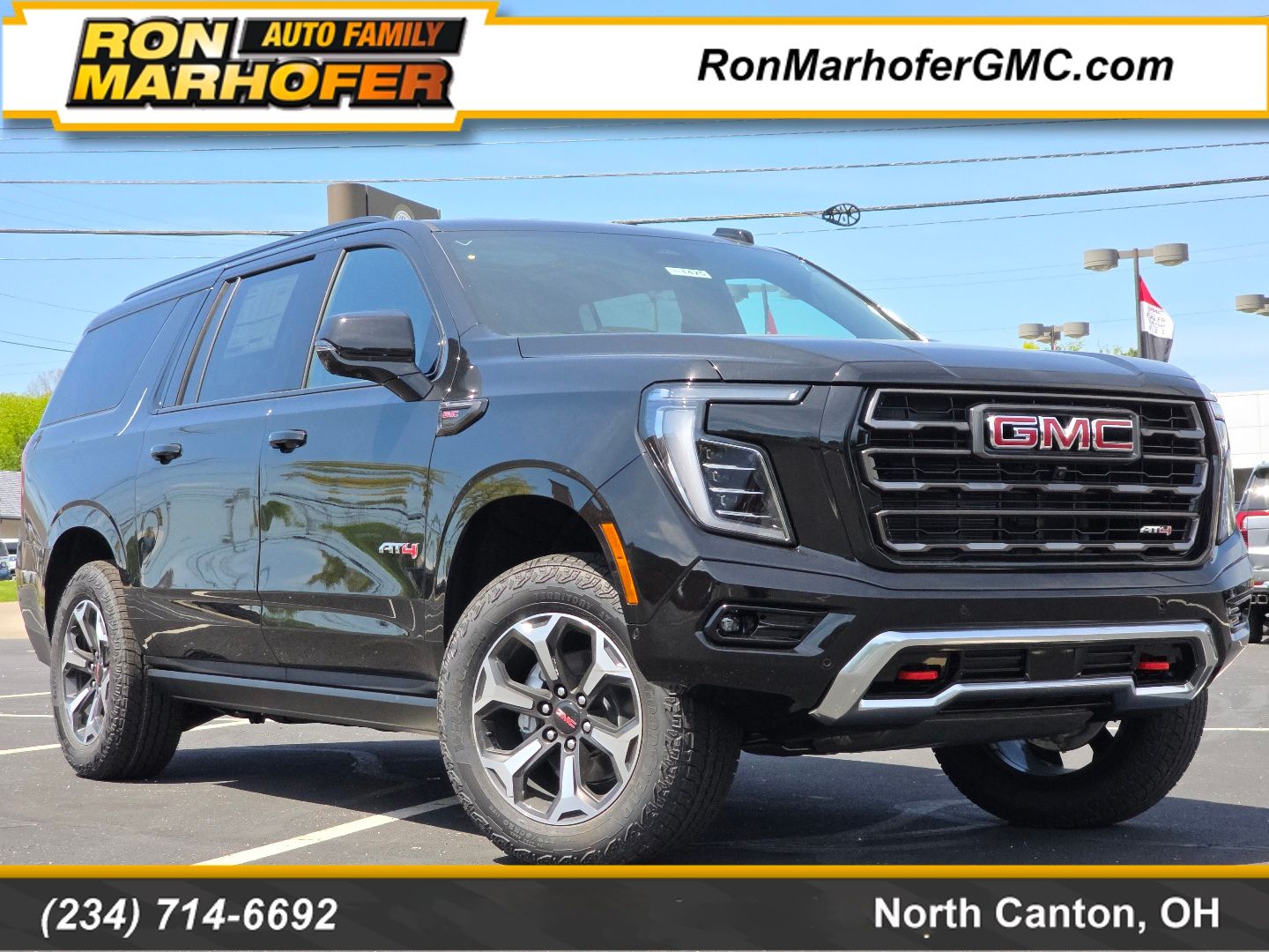 Onyx Black 2026 GMC Yukon XL SUV / Crossover Four-Wheel Drive
