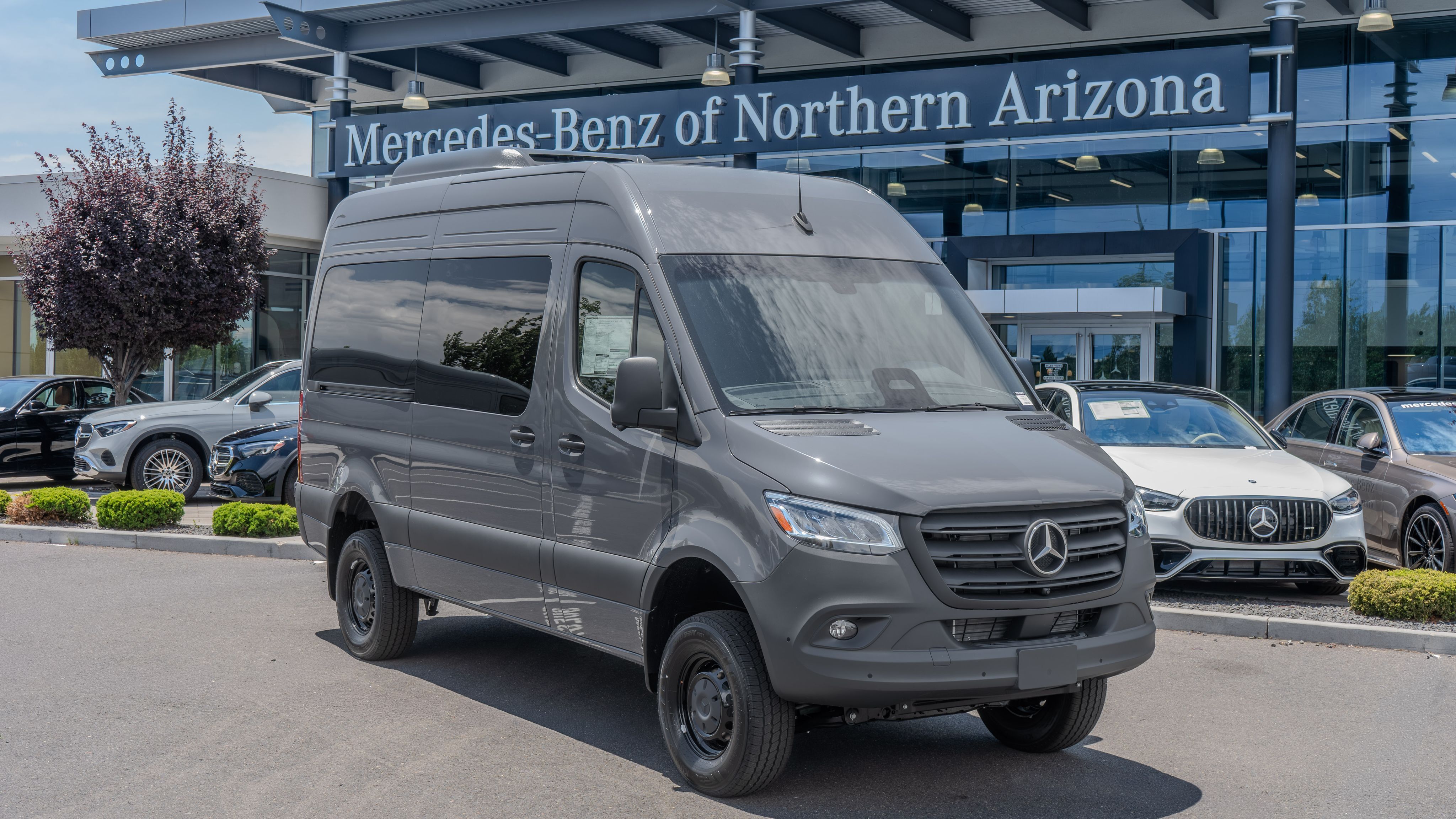 Gray 2026 Mercedes-Benz Sprinter Van All-Wheel Drive 9-Speed Automatic